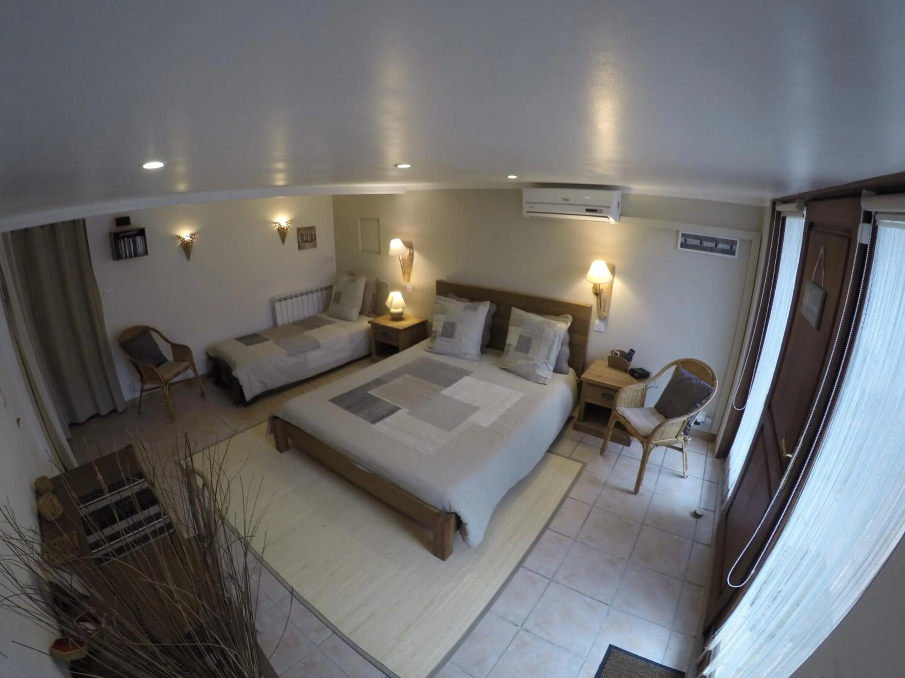 Bed in Villa Escandia