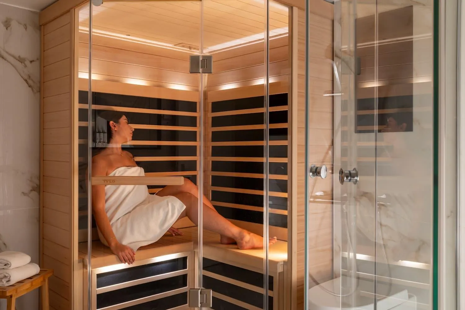 Sauna in Hotel De Seine