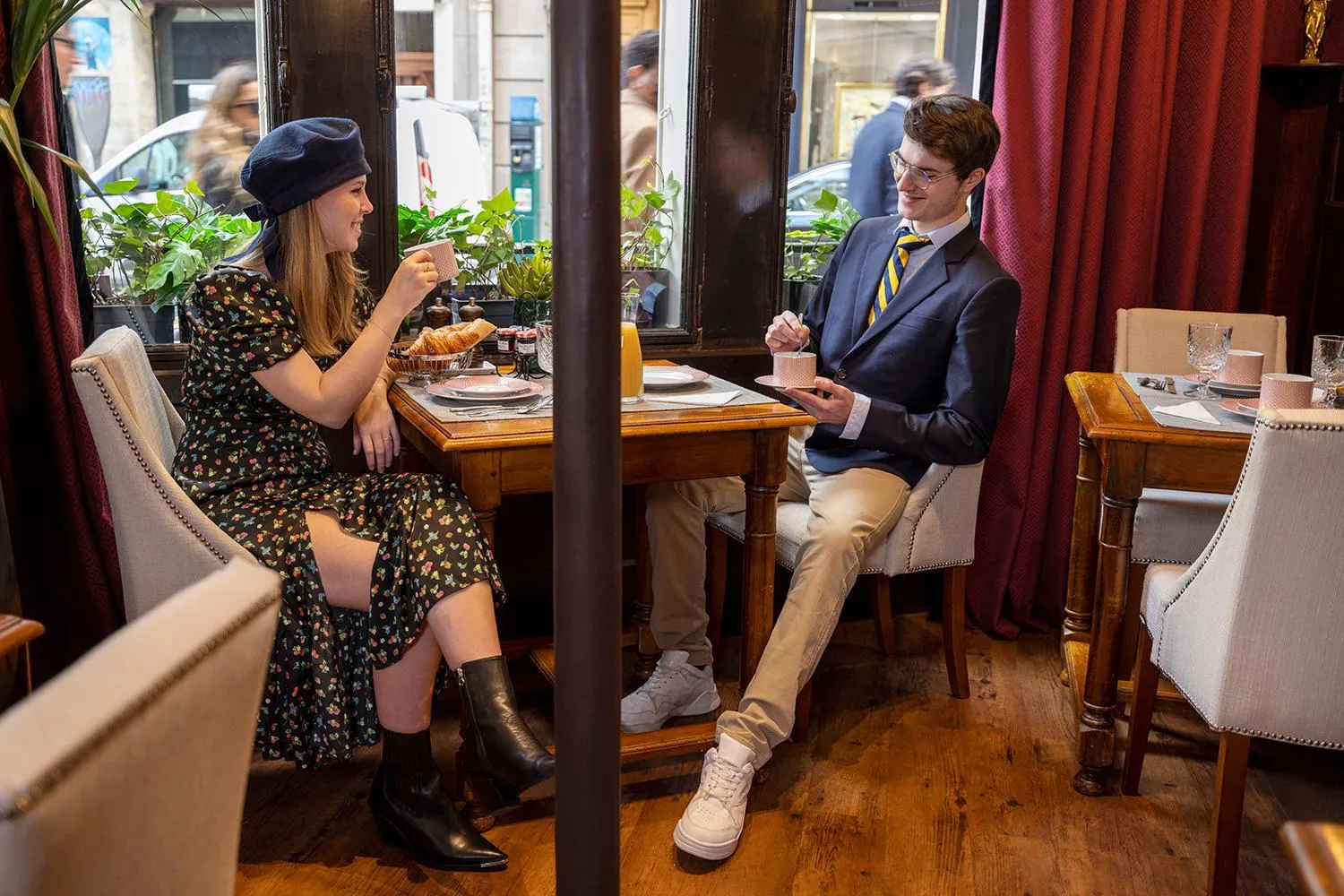 People in Hotel De Seine