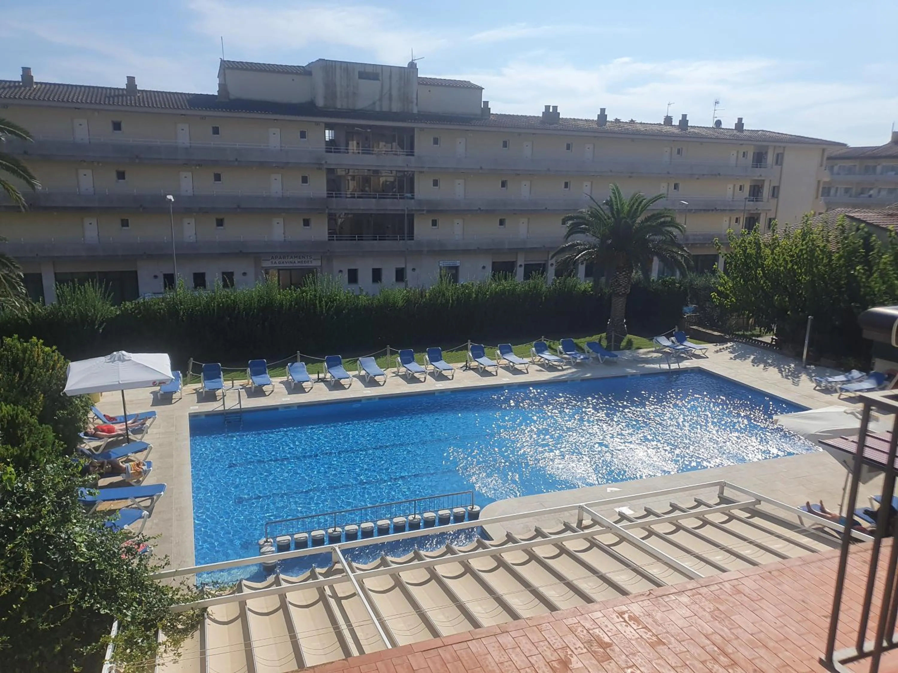 Swimming pool in Payet Apartments