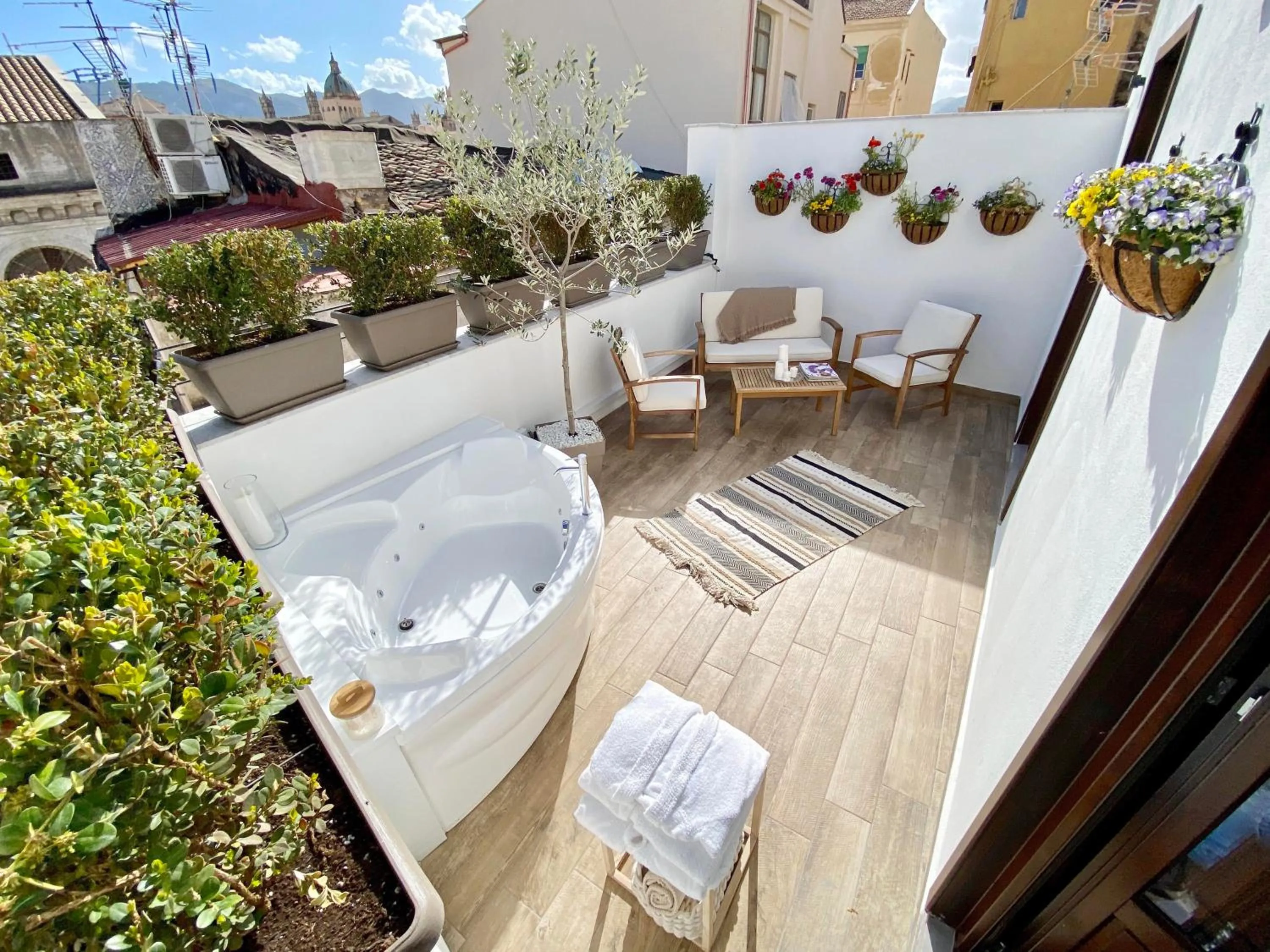 Patio in Casa Nostra Boutique Hotel & Spa