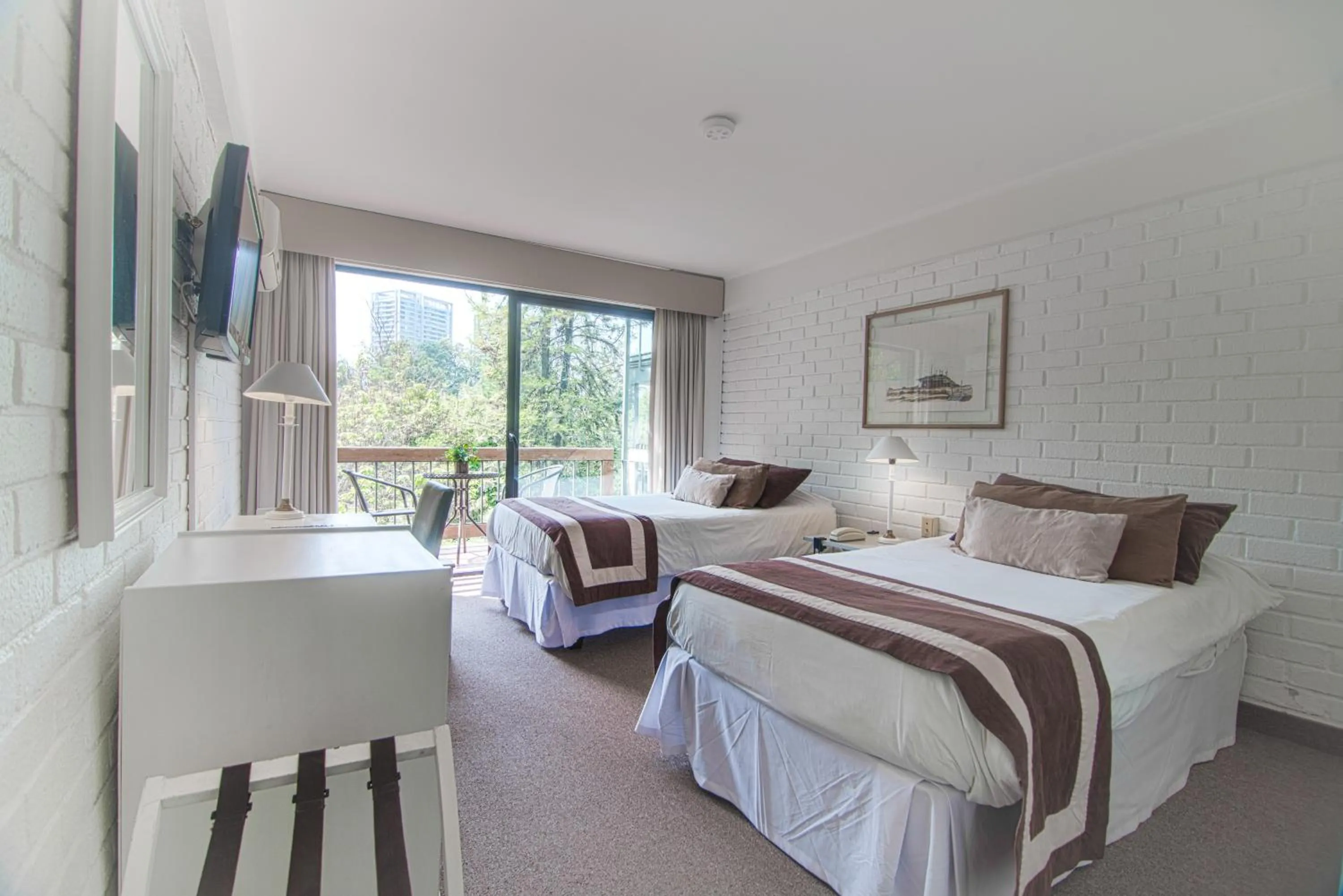 Bed in Hotel Acacias de Vitacura