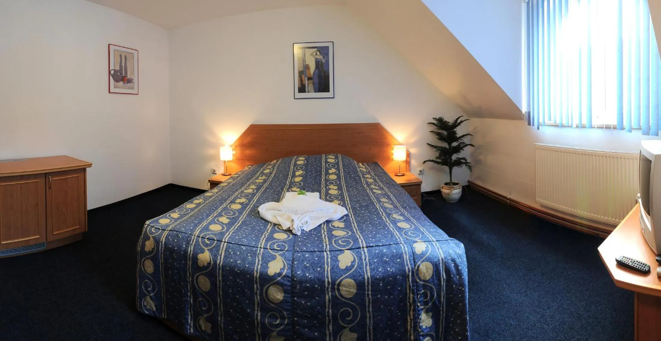 Bedroom, Bed in Wellness Hotel Svoboda