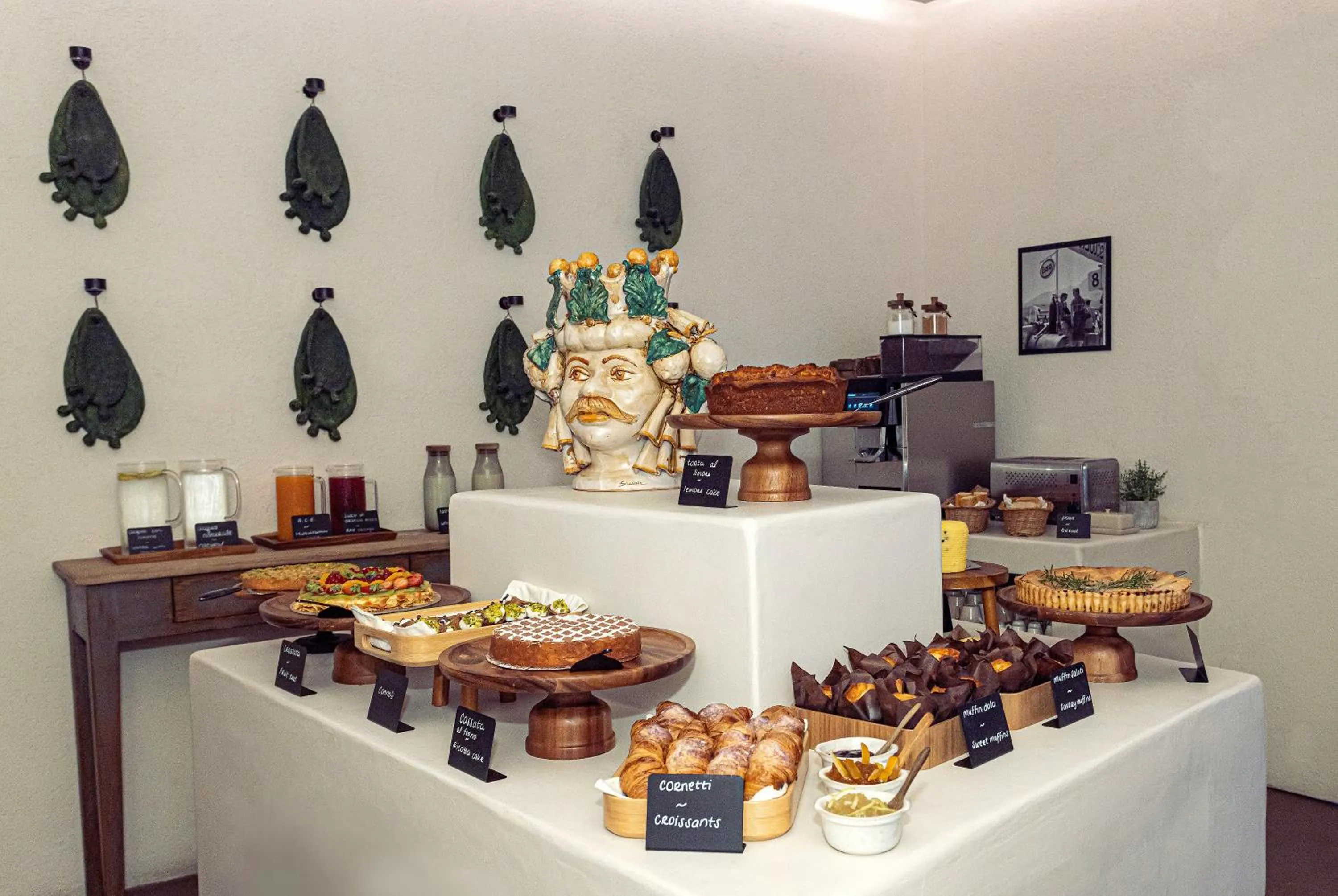 Buffet breakfast in Casa Nostra Luxury Suites & Spa