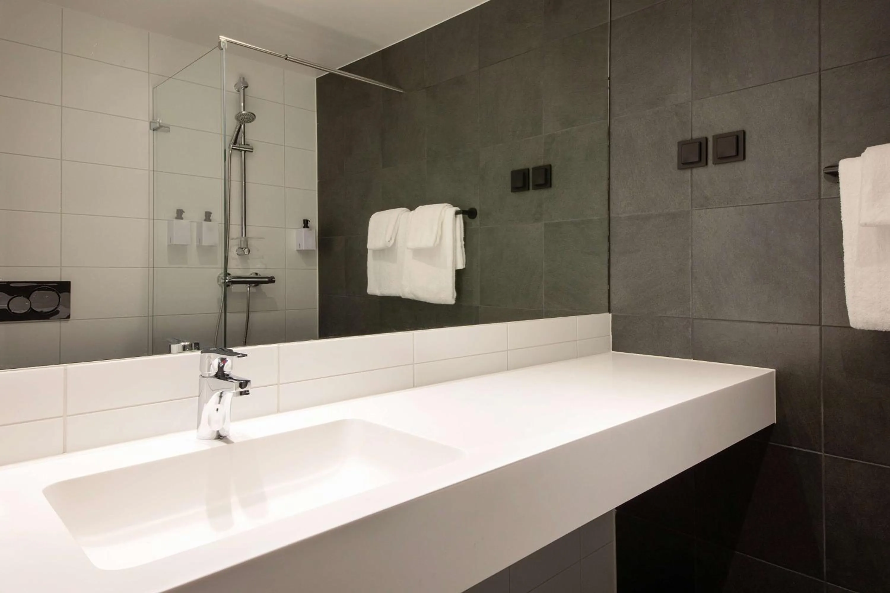 Bedroom in Scandic Voss