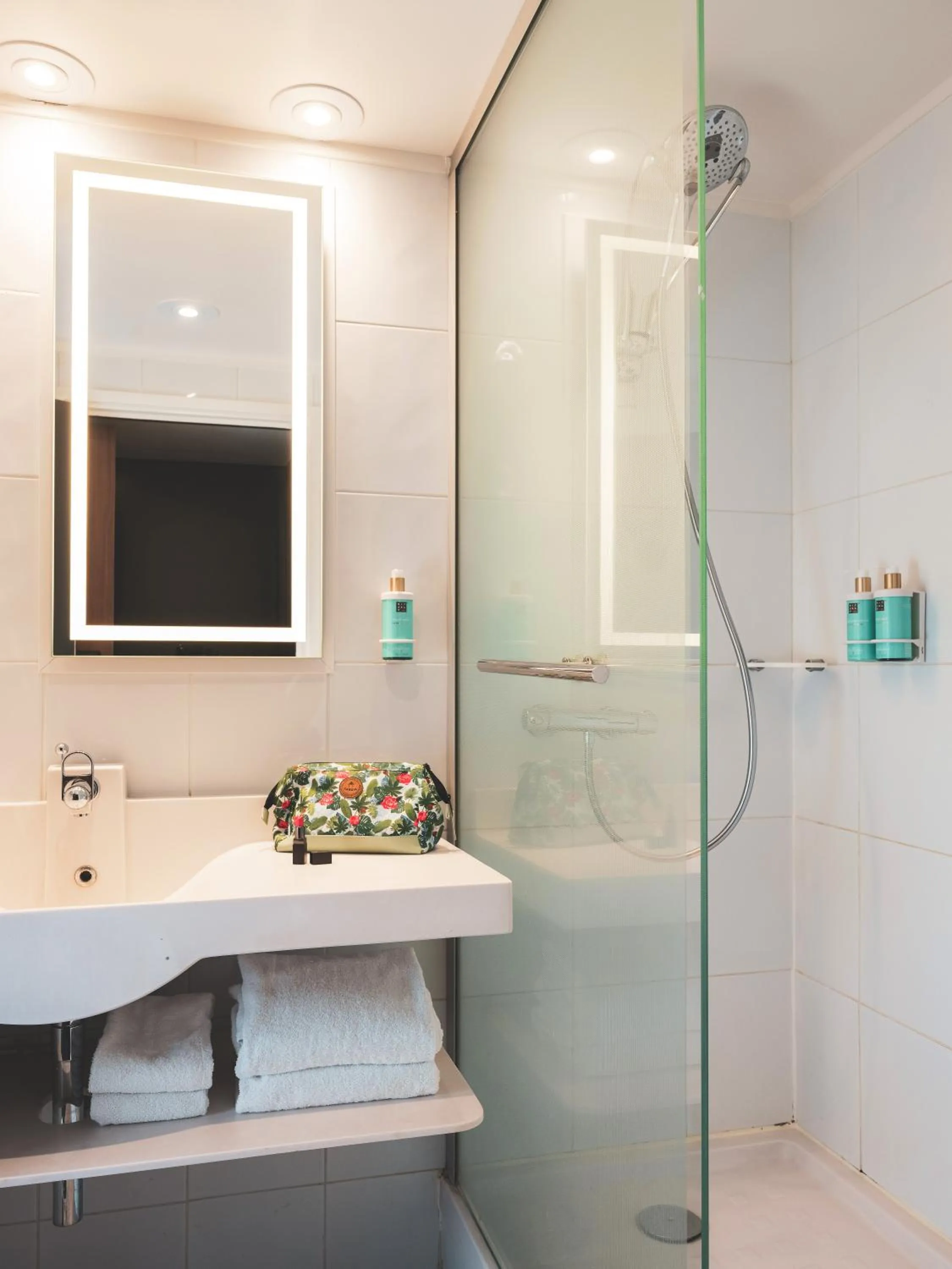 Shower in Novotel Paris Vaugirard Montparnasse