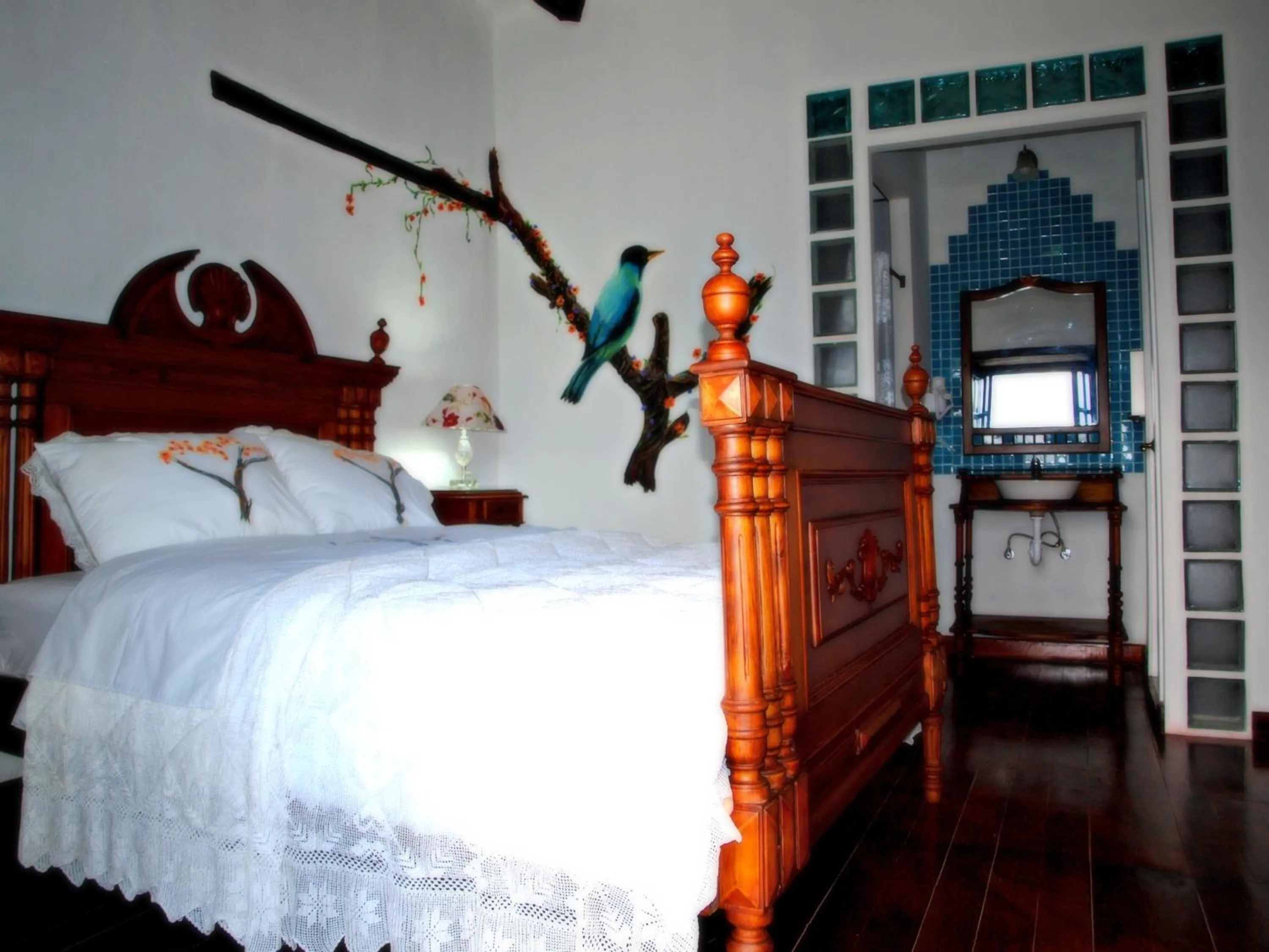 Bed in Hotel Boutique Casa de Hacienda Su Merced