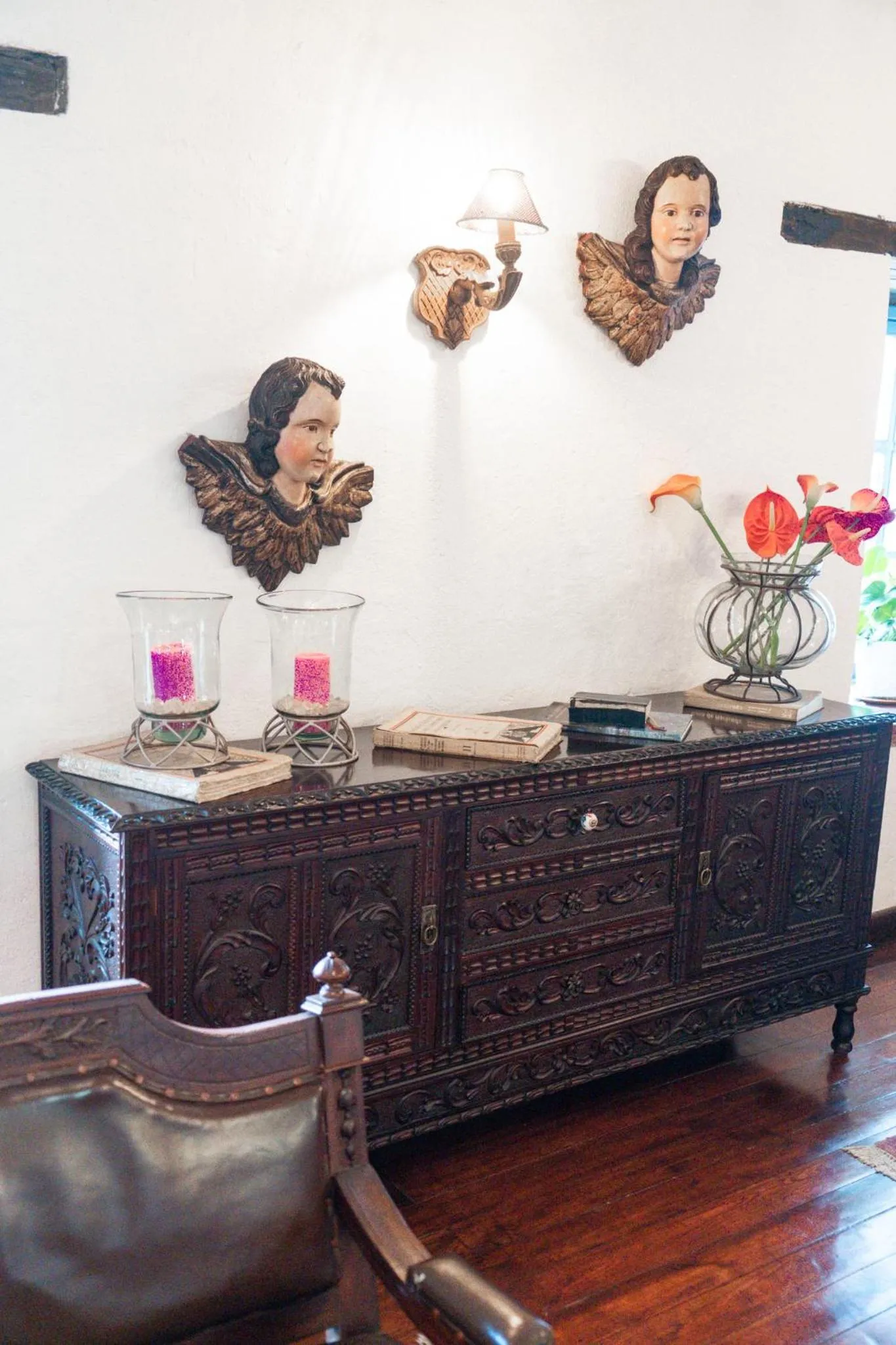 Living room in Hotel Boutique Casa de Hacienda Su Merced