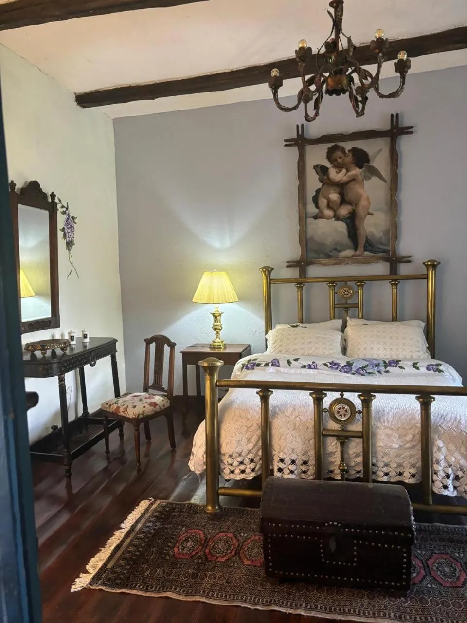 Bed in Hotel Boutique Casa de Hacienda Su Merced
