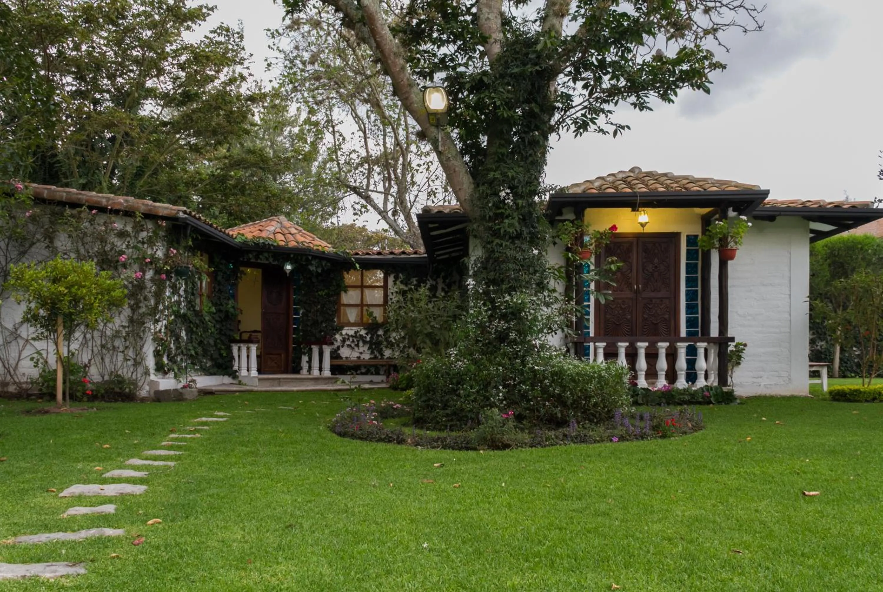 Garden view in Hotel Boutique Casa de Hacienda Su Merced