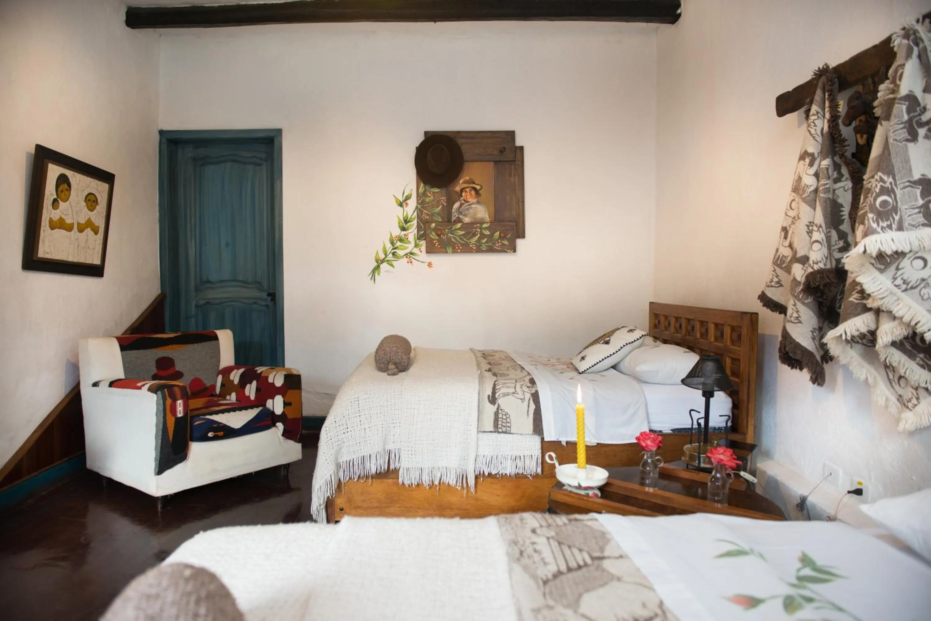 Bedroom, Bed in Hotel Boutique Casa de Hacienda Su Merced