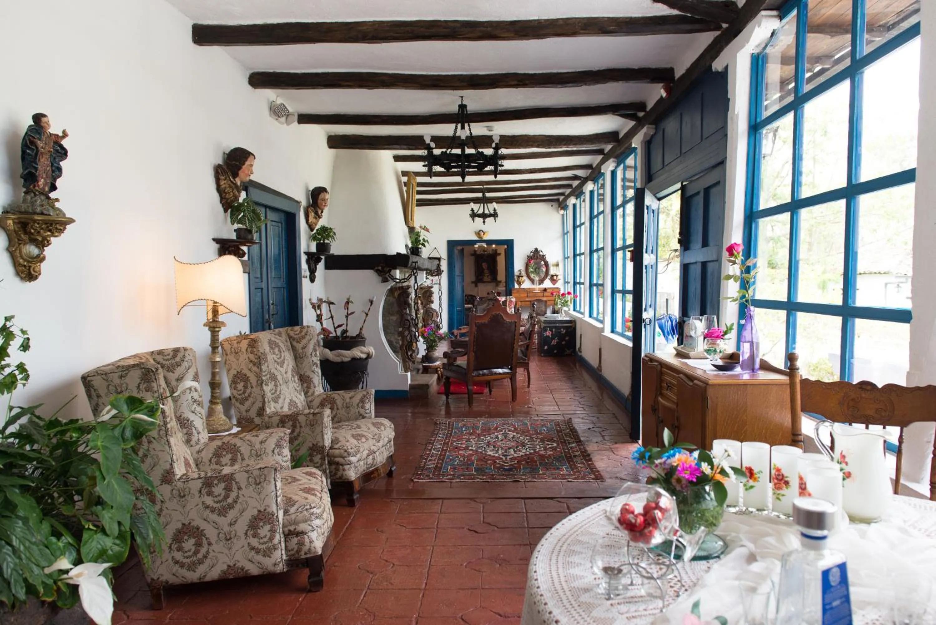Living room in Hotel Boutique Casa de Hacienda Su Merced
