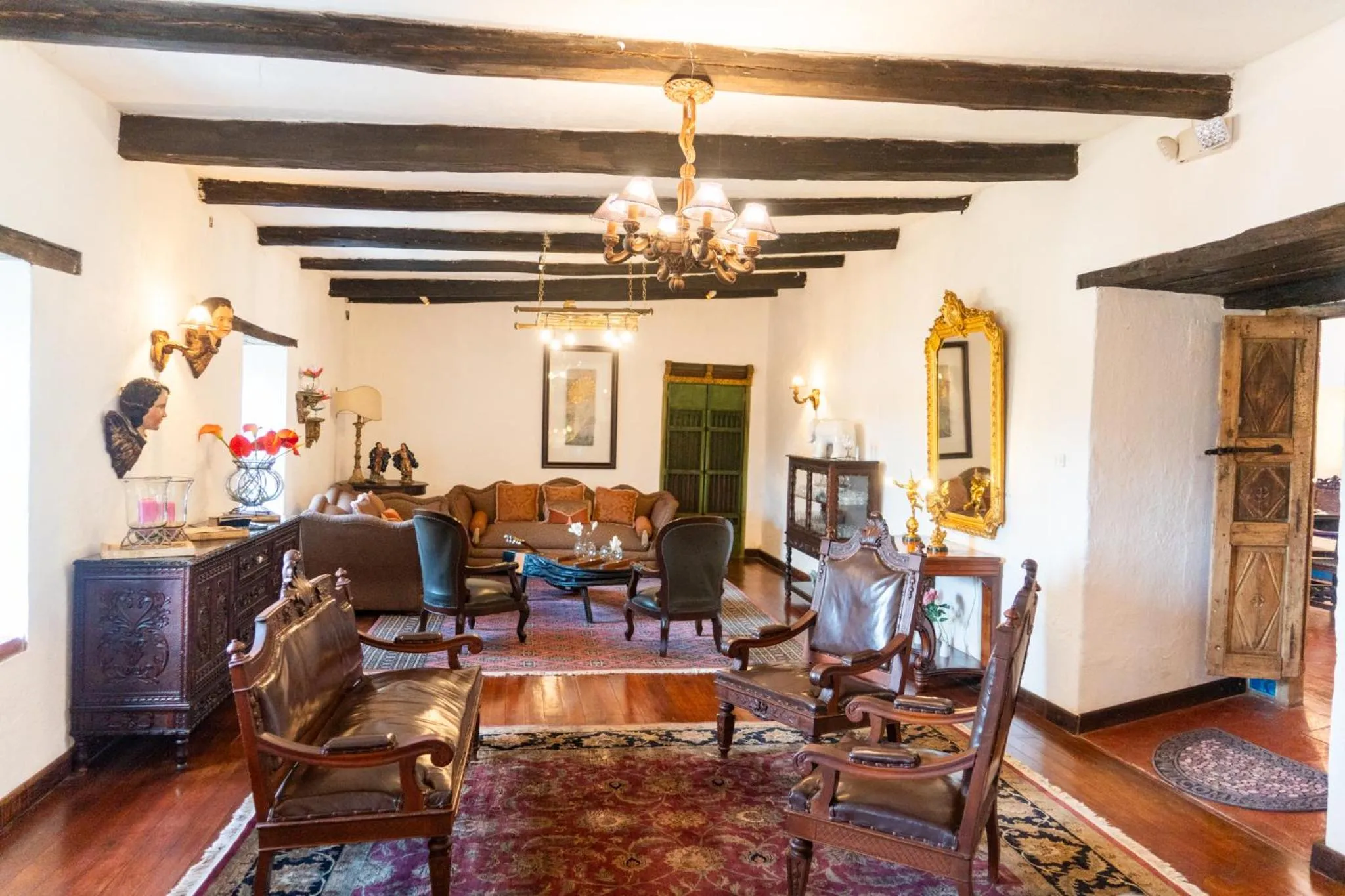 Living room in Hotel Boutique Casa de Hacienda Su Merced