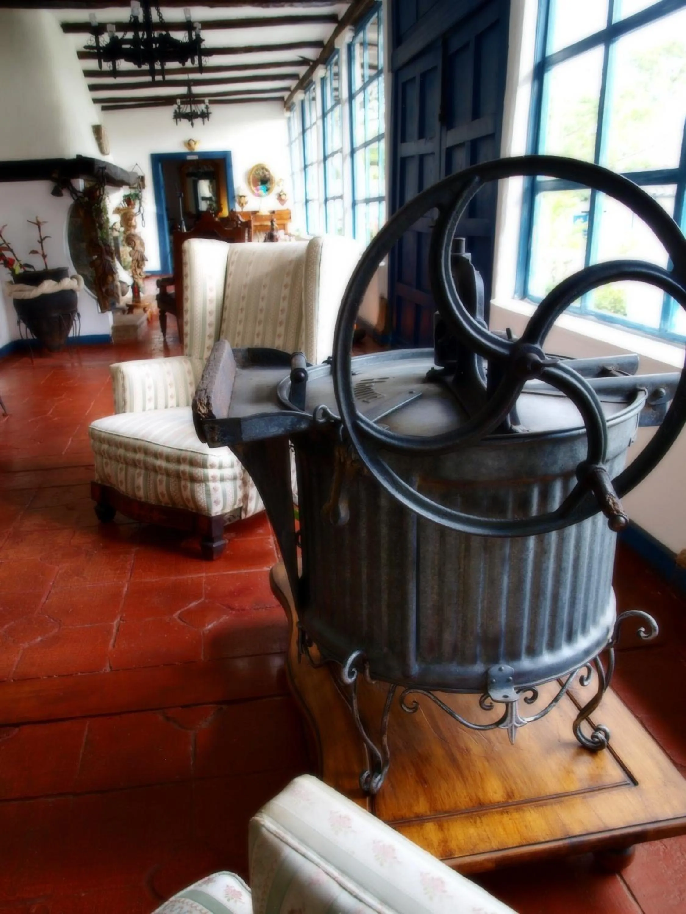 Living room in Hotel Boutique Casa de Hacienda Su Merced