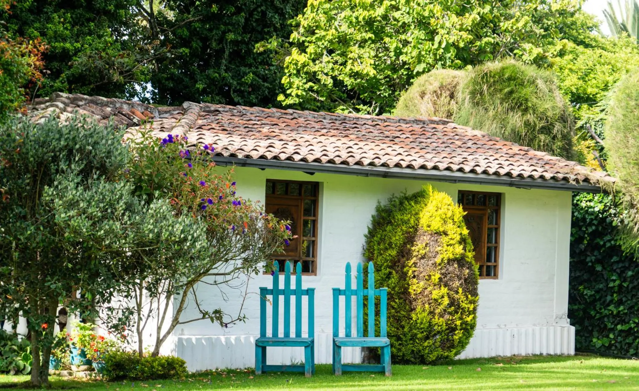 Garden in Hotel Boutique Casa de Hacienda Su Merced