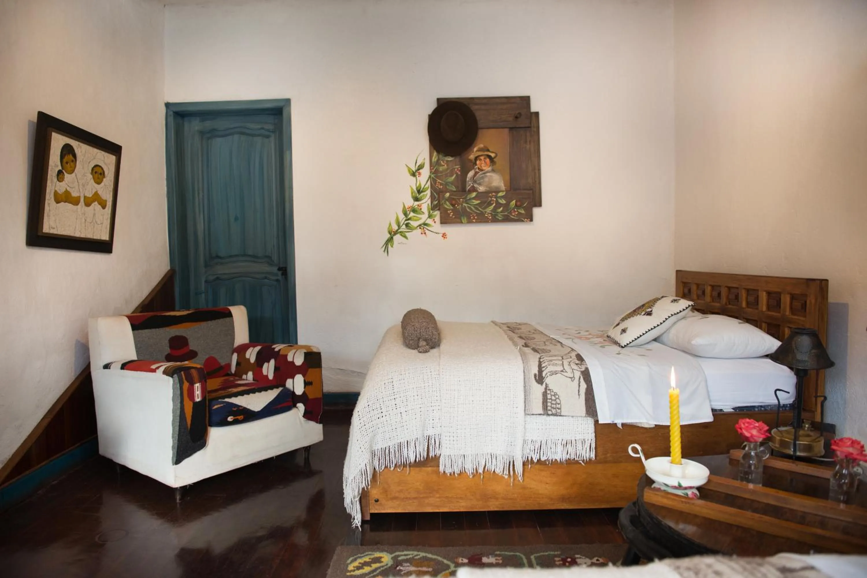 Bedroom, Bed in Hotel Boutique Casa de Hacienda Su Merced