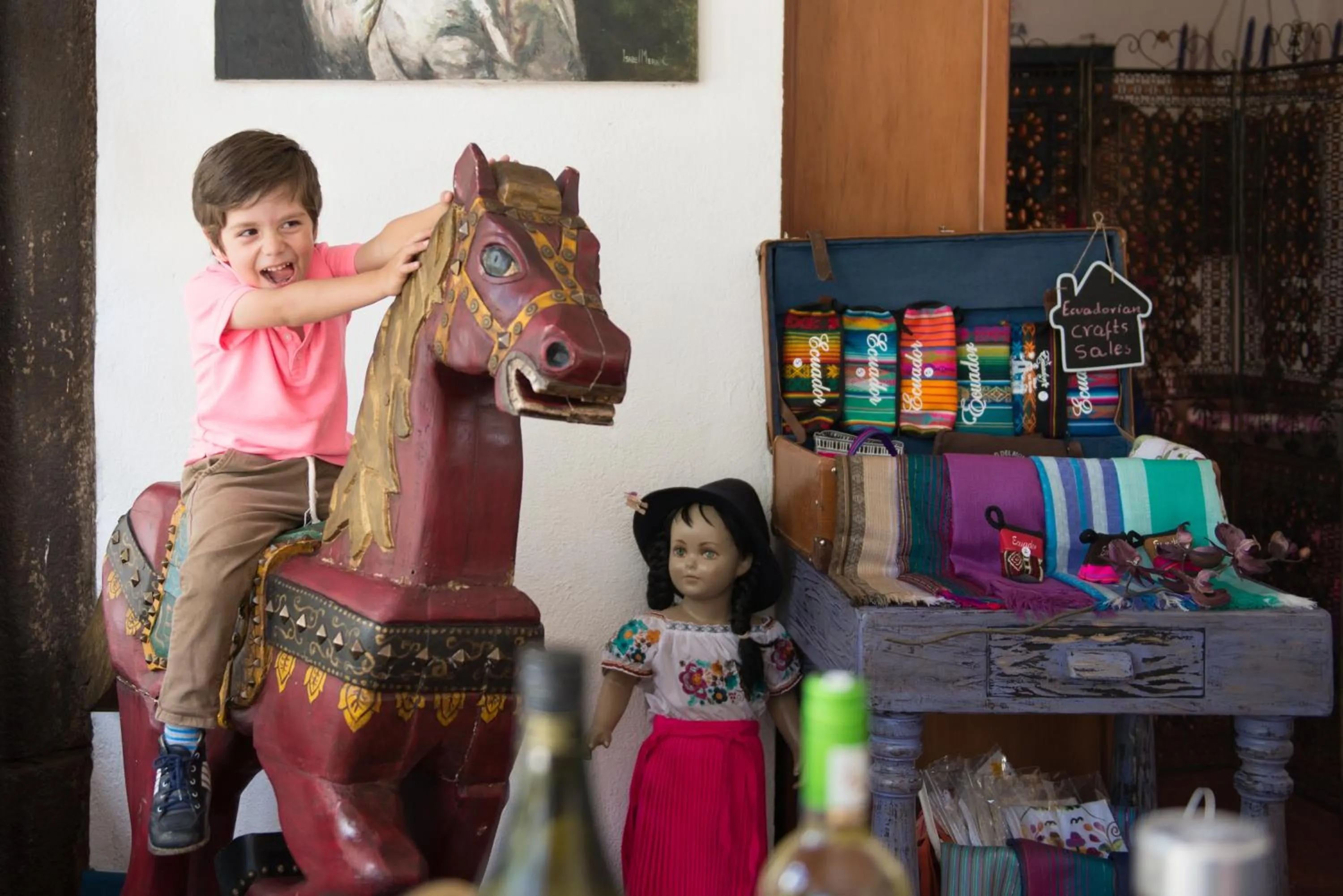 children in Hotel Boutique Casa de Hacienda Su Merced
