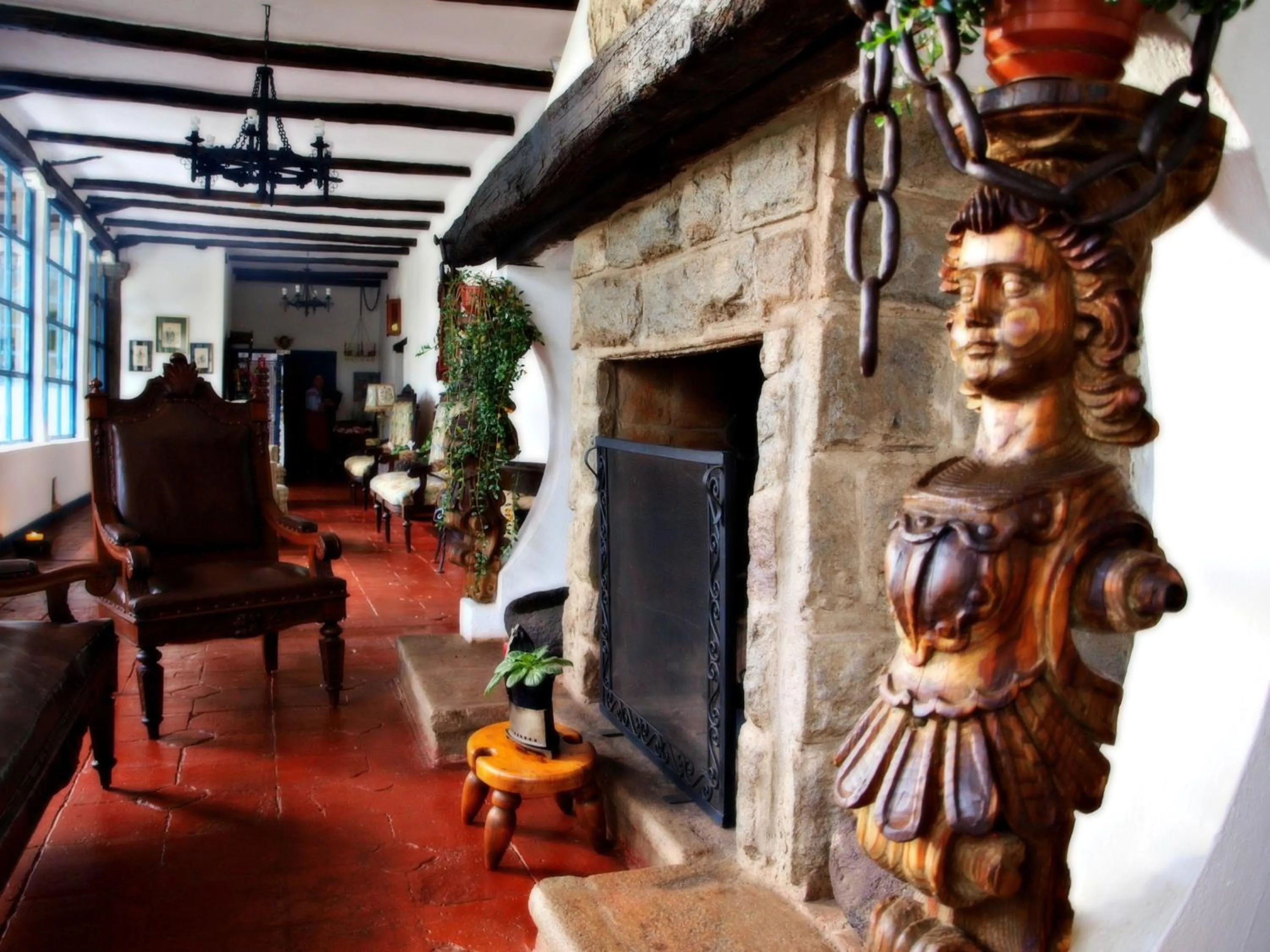 Lobby or reception in Hotel Boutique Casa de Hacienda Su Merced