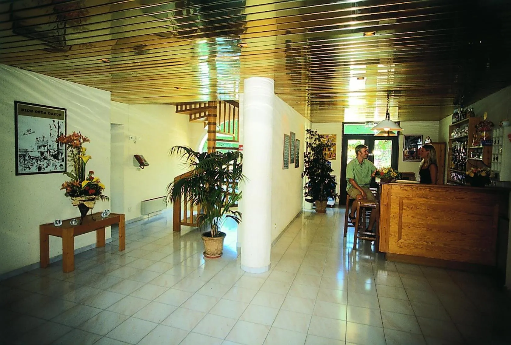 Lobby or reception in Hôtel Lou Paouvadou