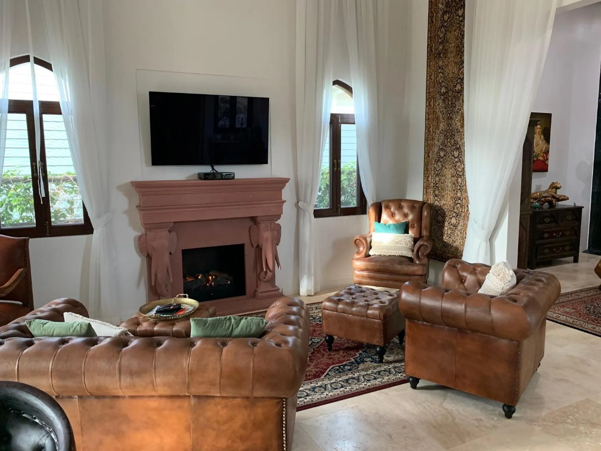 Living room in Jodha Bai Retreat