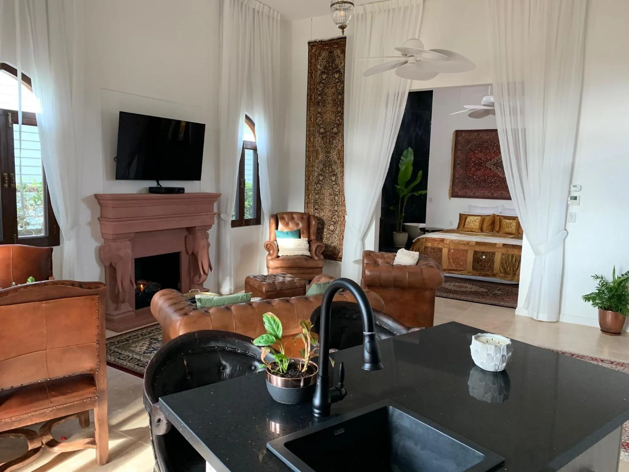 Living room in Jodha Bai Retreat