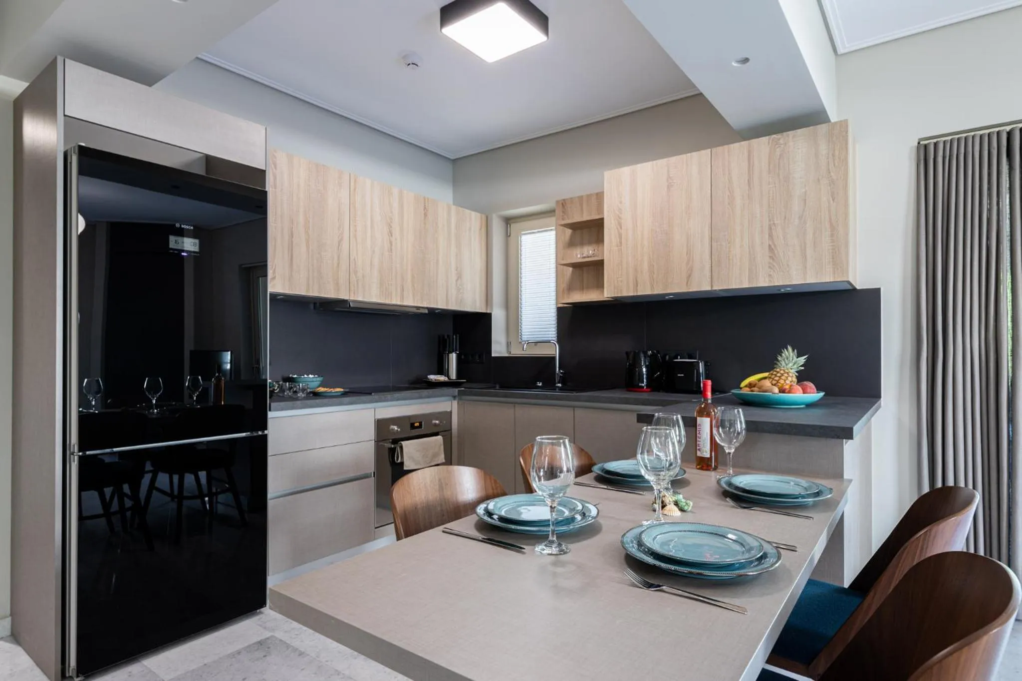 Kitchen or kitchenette in Olygreen Athens Residences