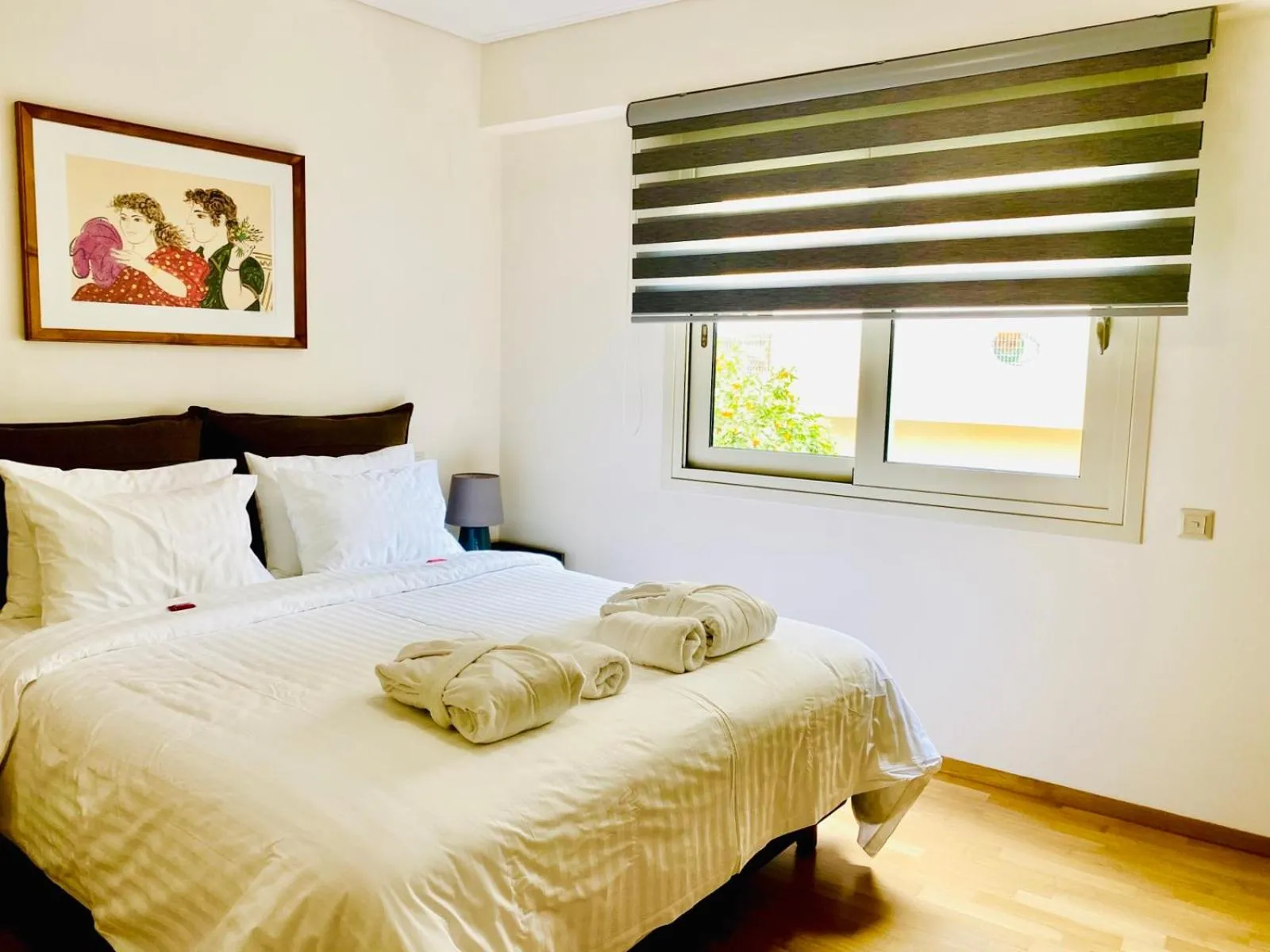 Bedroom, Bed in Olygreen Athens Residences