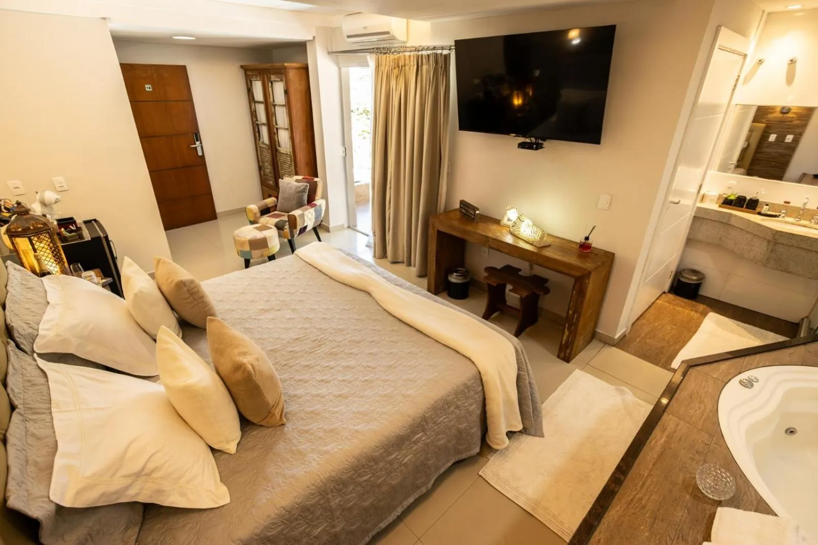 Bed in Hotel Terras da Finlândia