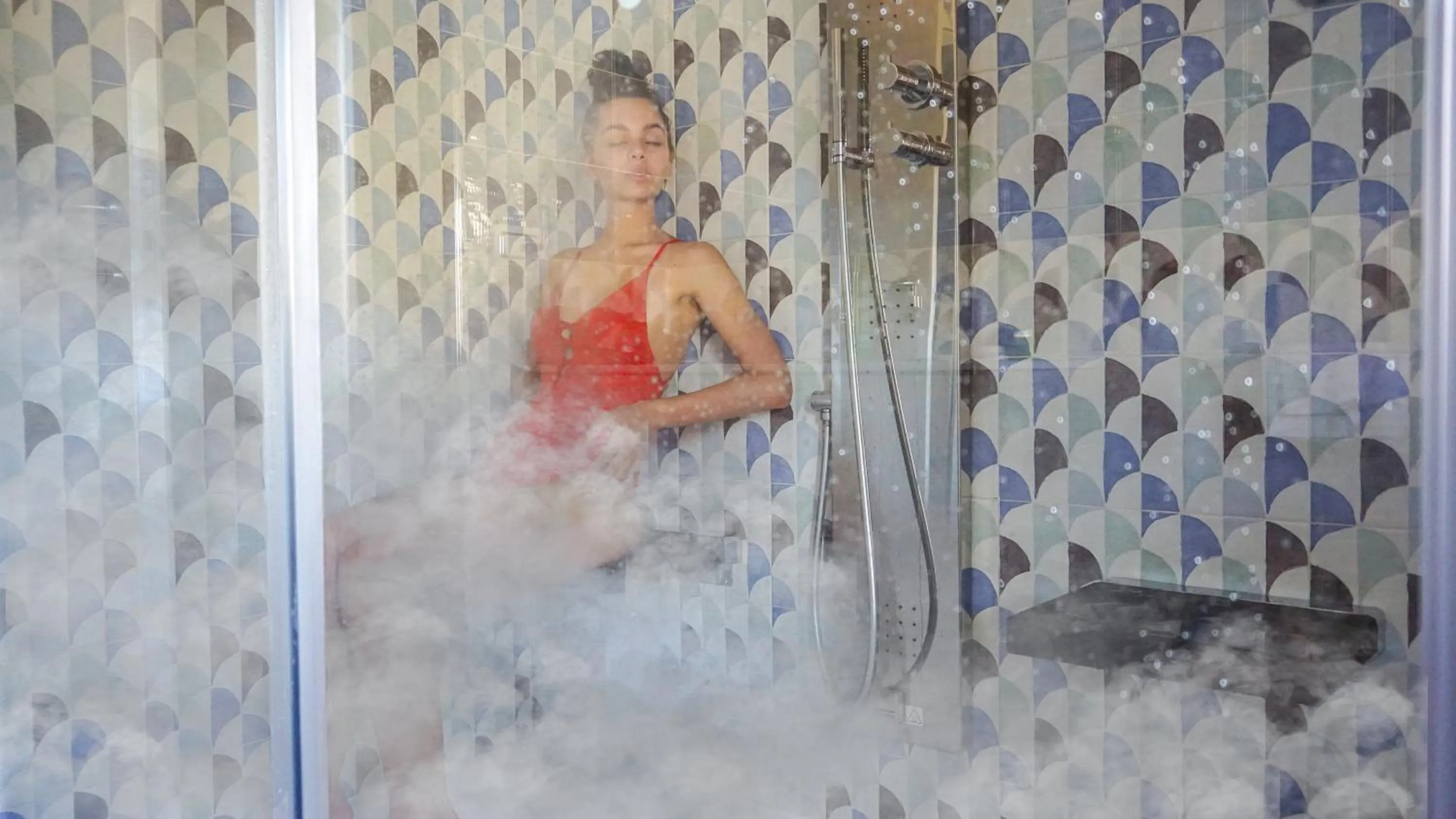 Shower in Praja vecchia