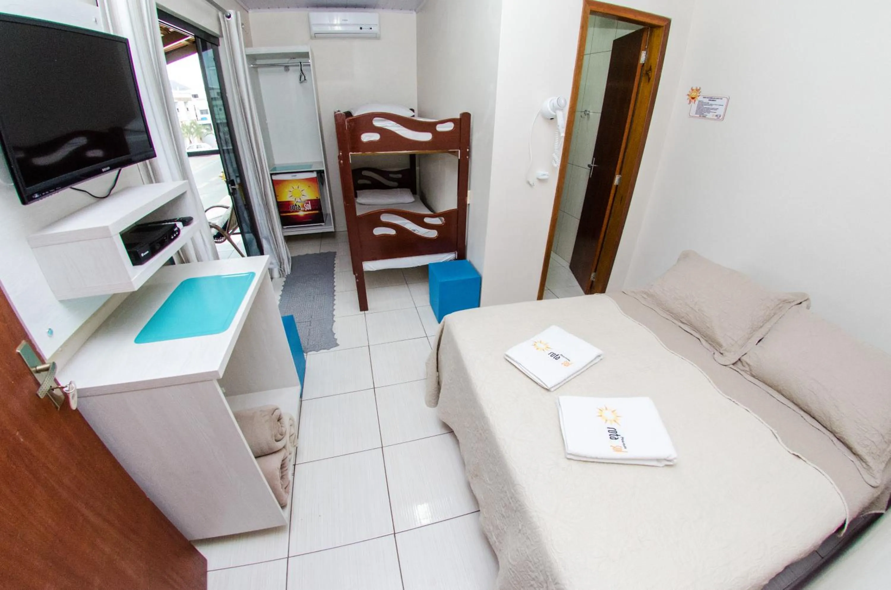 Bedroom, Bed in Pousada Rota do Sol