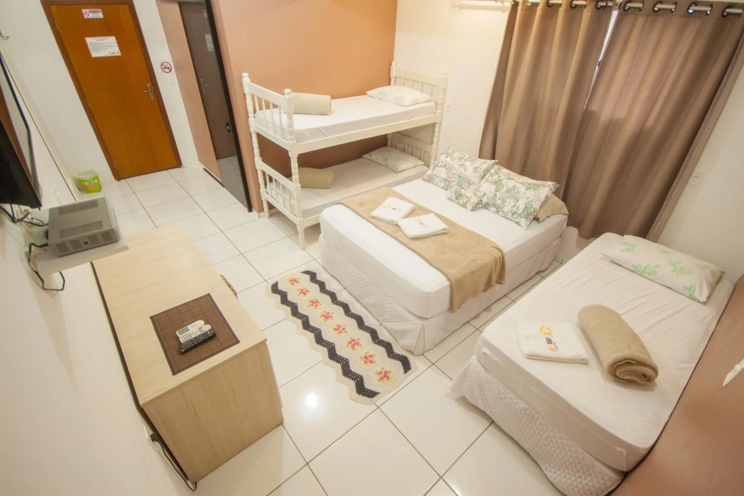 Bedroom, Bed in Pousada Rota do Sol