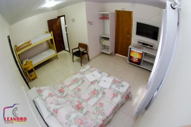 Bedroom, Bed in Pousada Rota do Sol