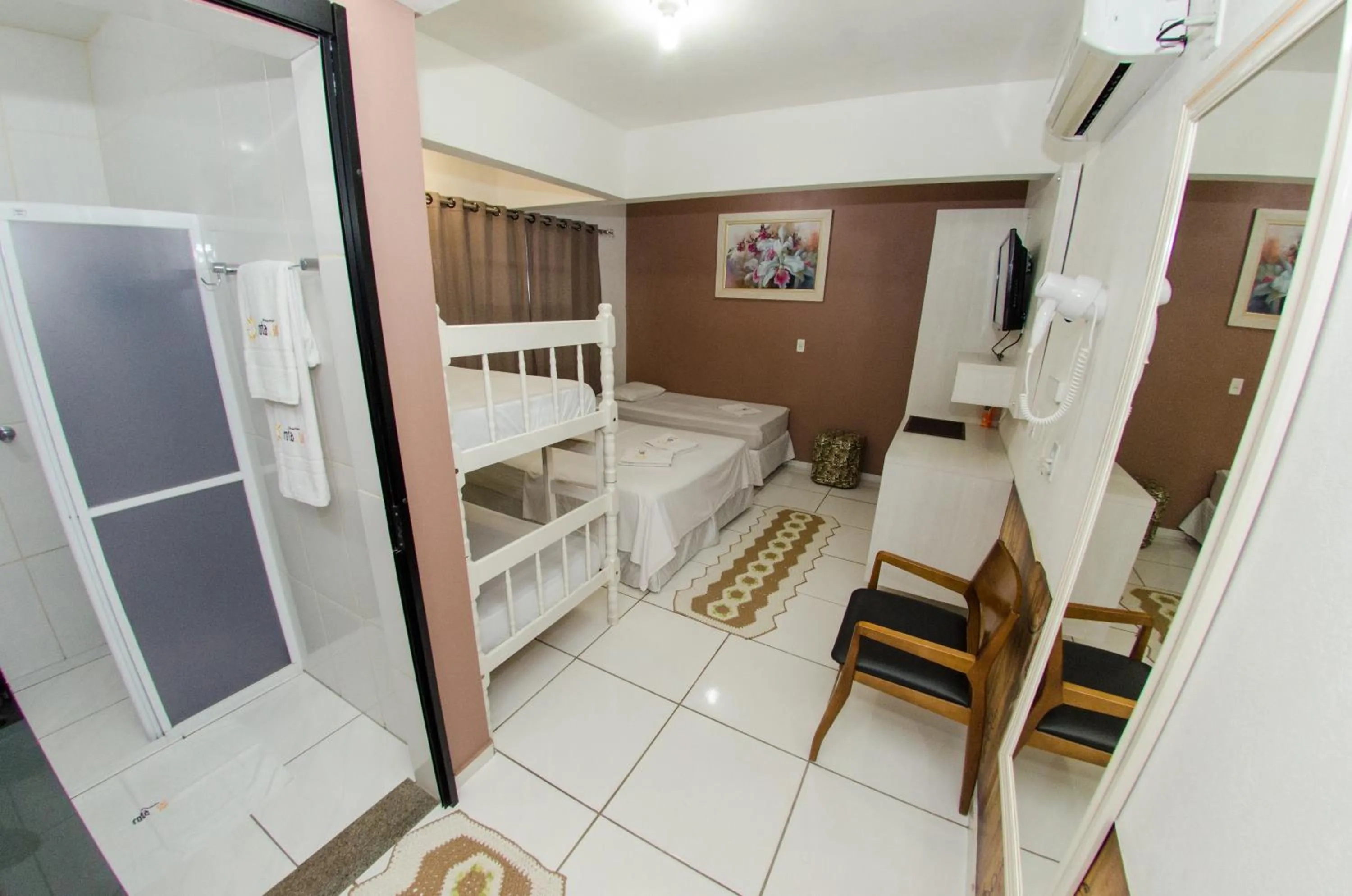 Bedroom, Bed in Pousada Rota do Sol