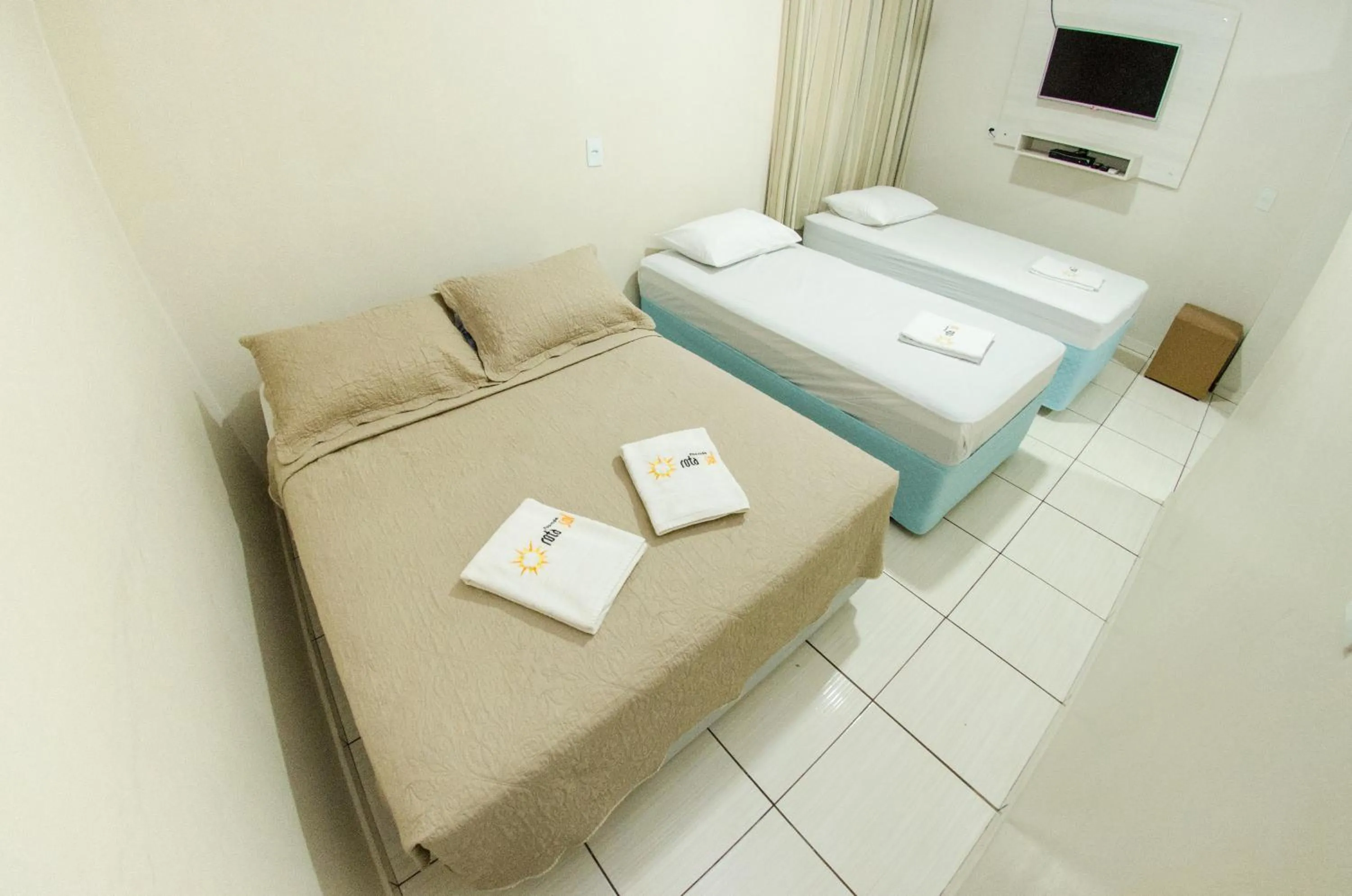 Bedroom, Bed in Pousada Rota do Sol