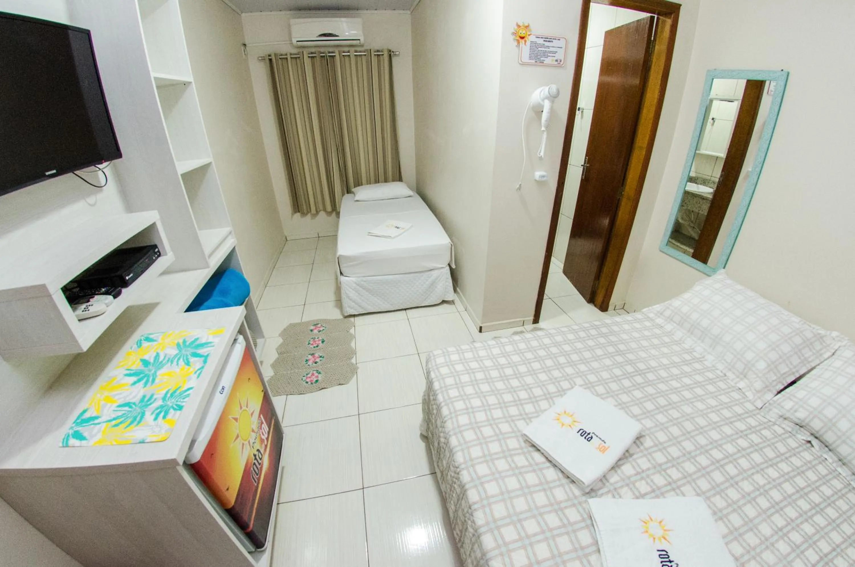 Bedroom, Bed in Pousada Rota do Sol