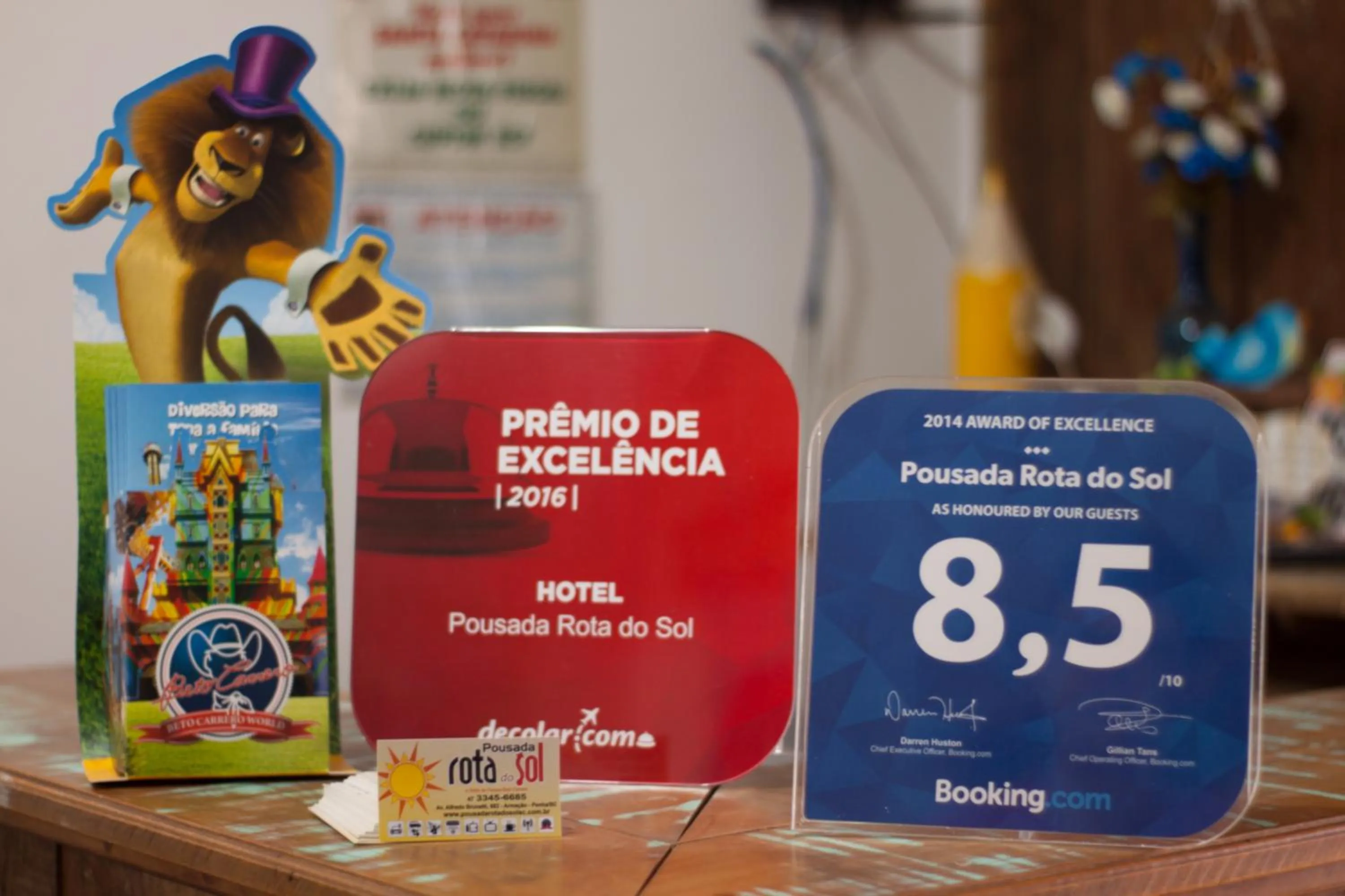 On site in Pousada Rota do Sol