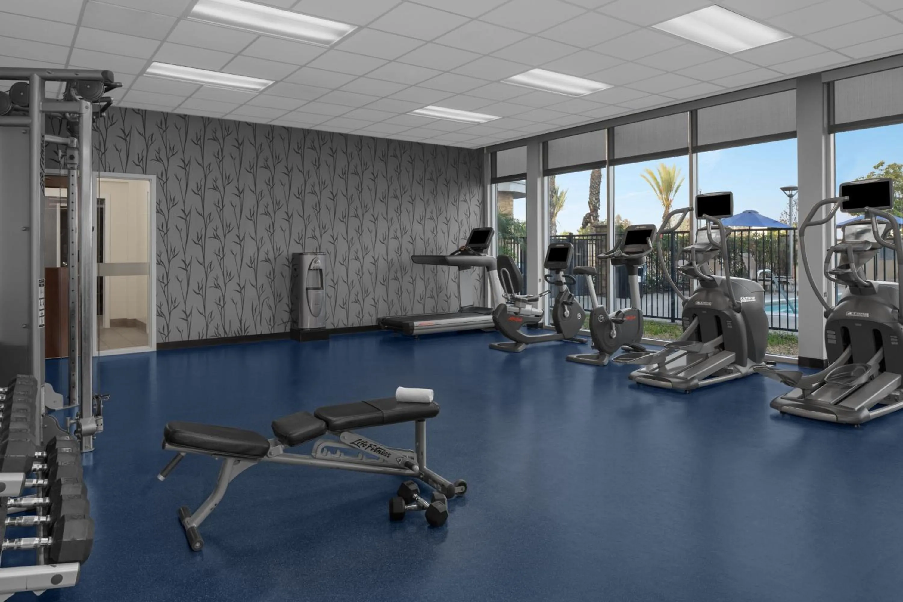 Fitness centre/facilities in Fairfield Inn & Suites by Marriott Tustin Orange County