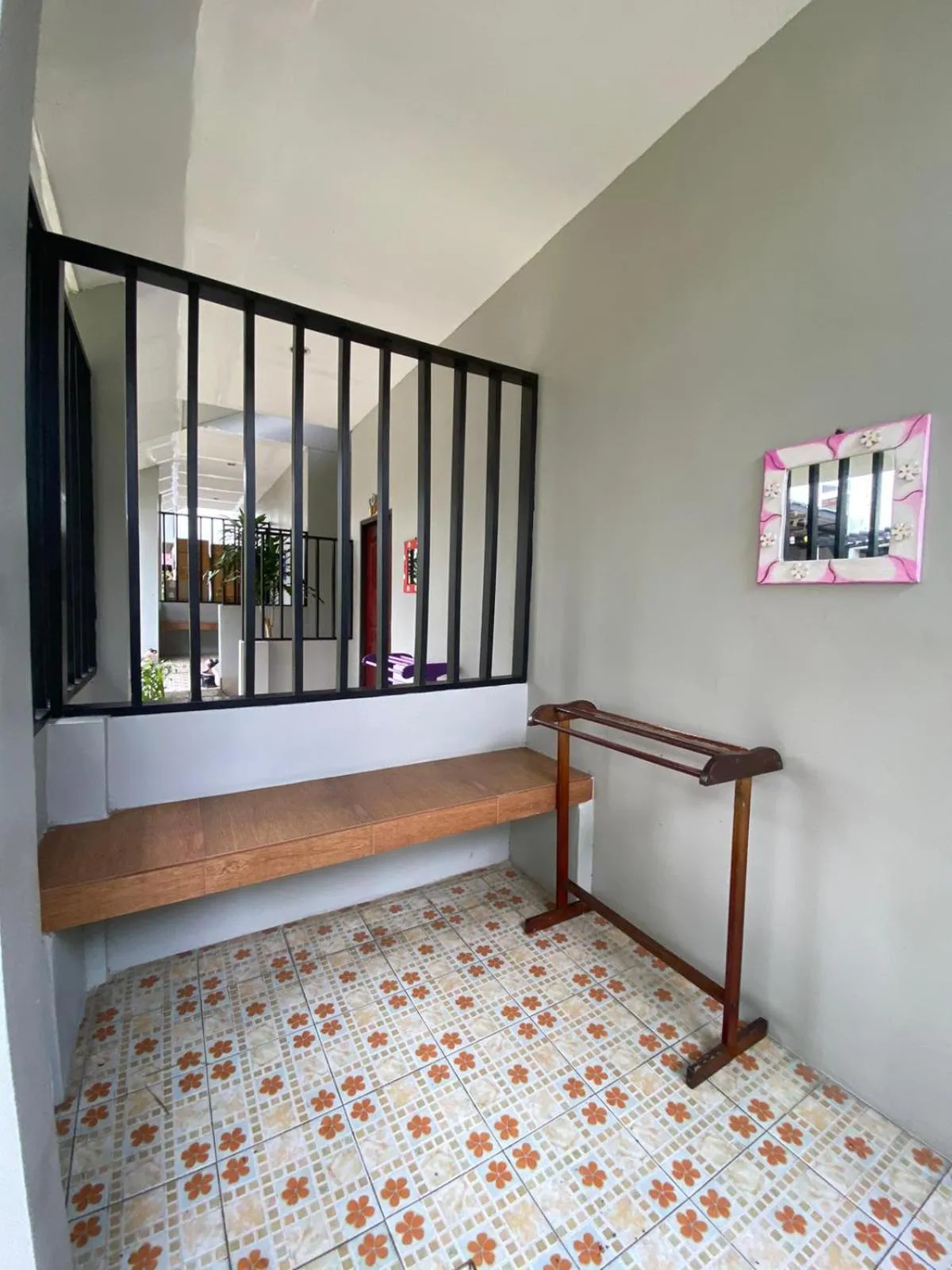 Balcony/Terrace, Bed in Nadapa Resort