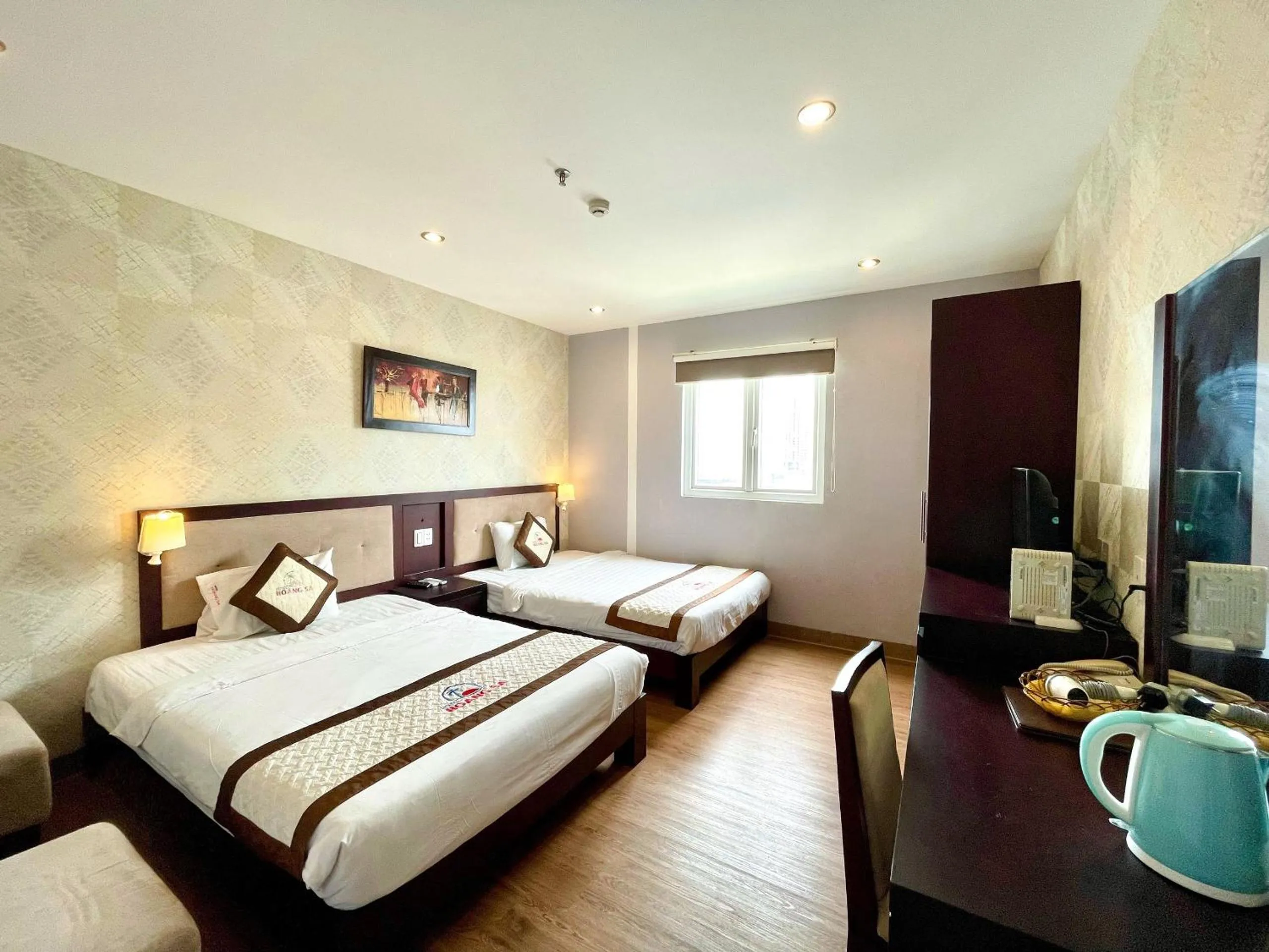 Bed in Hoang Sa Hotel