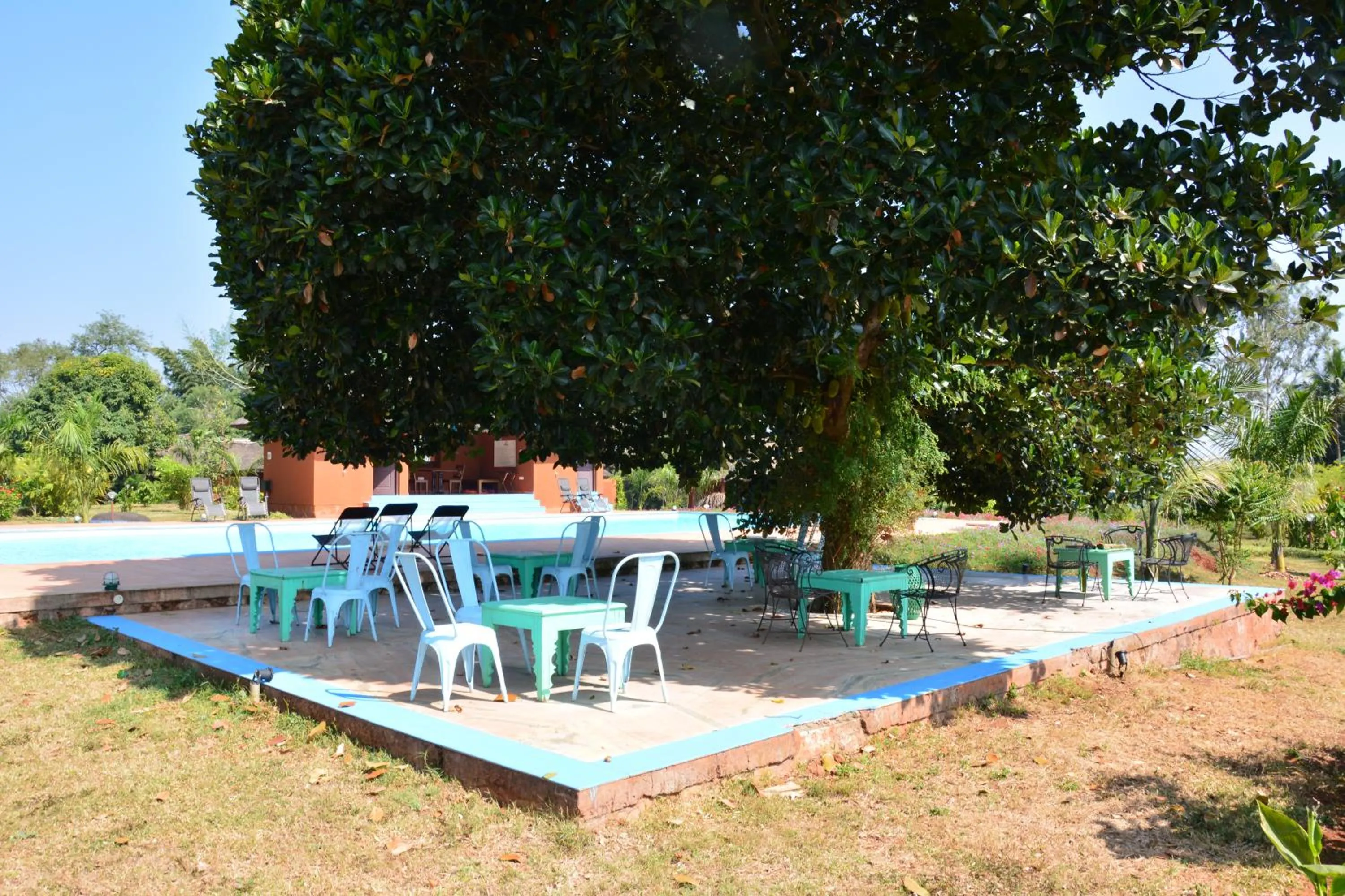Seating area in Red Earth Kabini