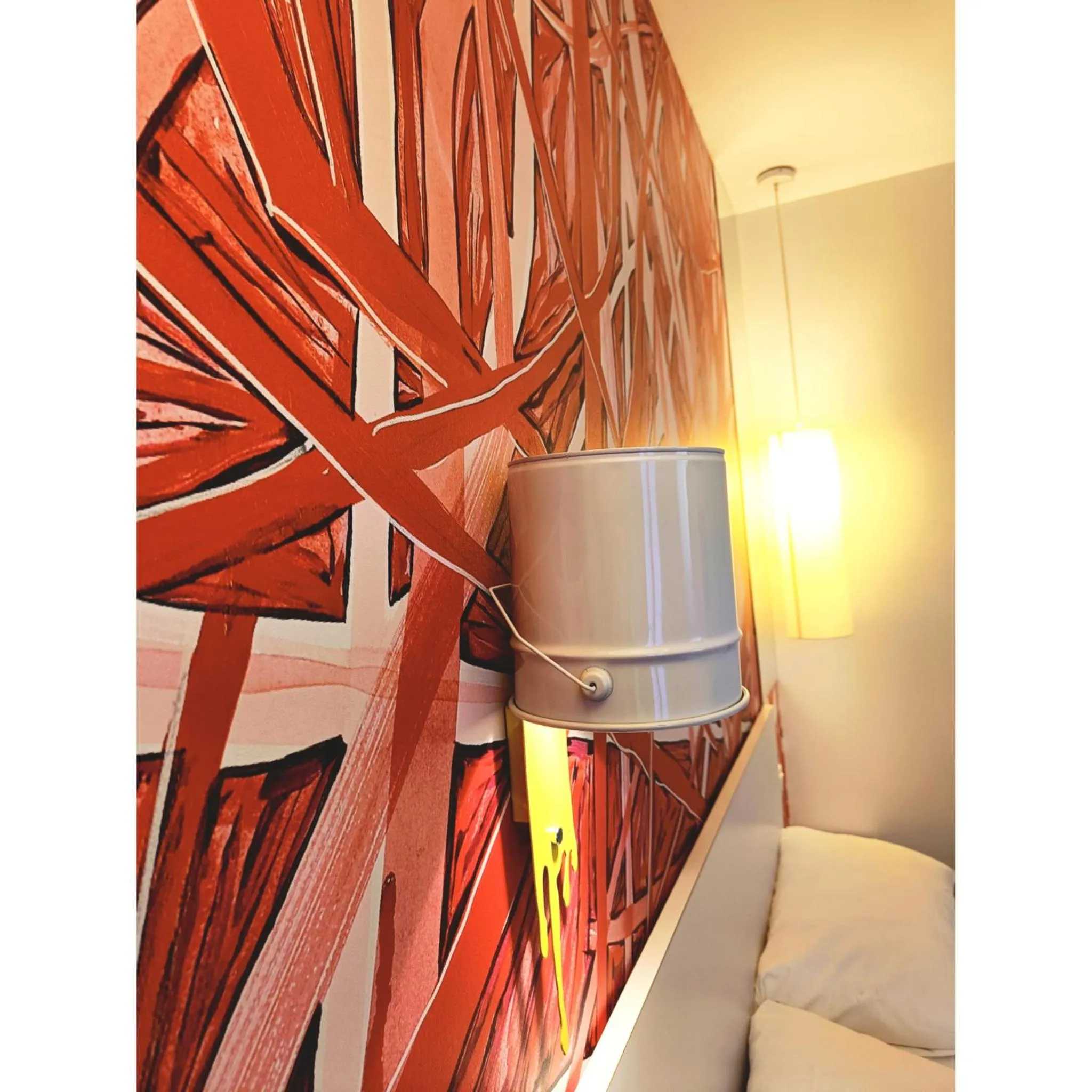 Decorative detail in ibis Styles Paris La Défense Courbevoie