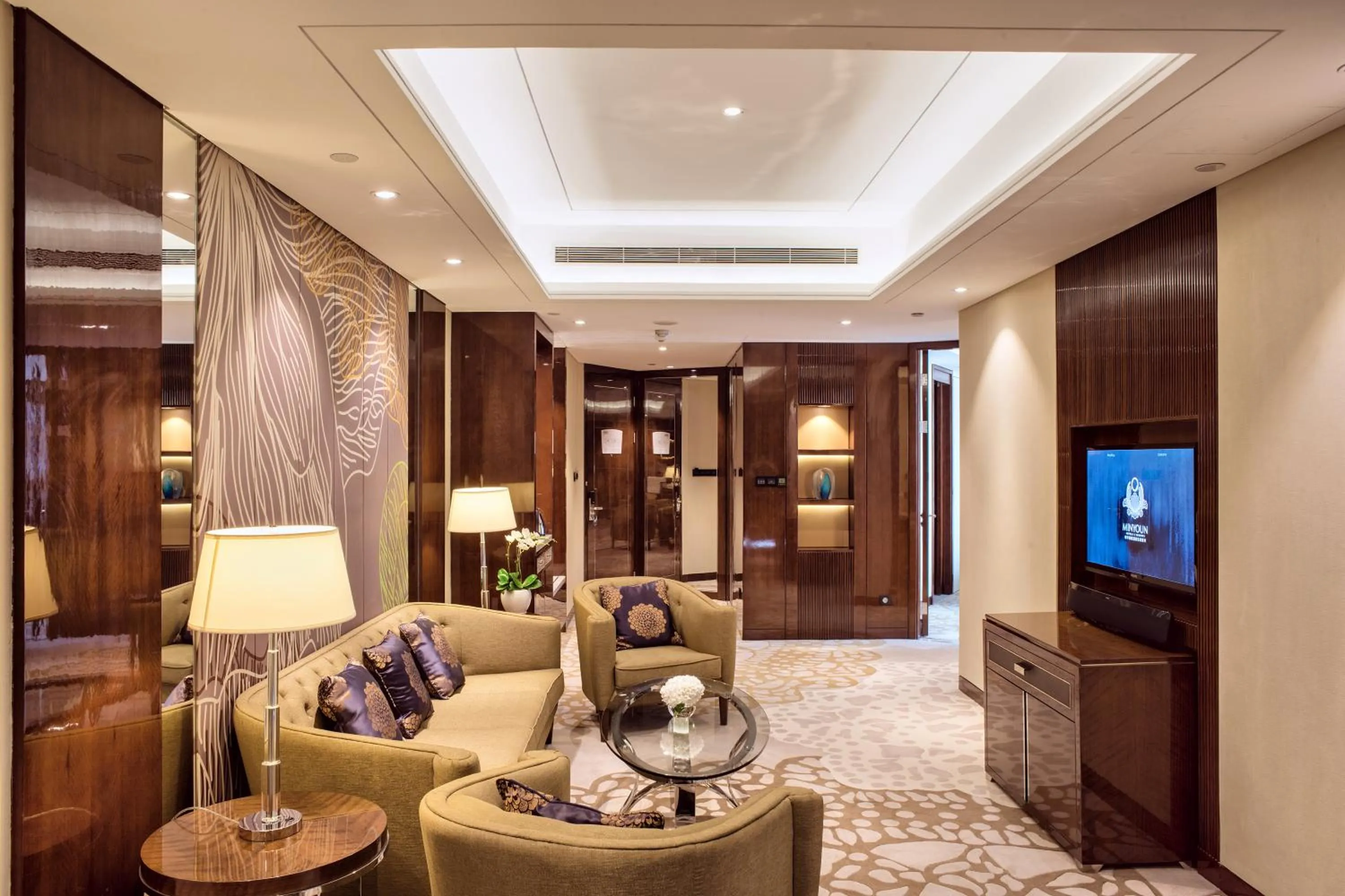 Living room in Minyoun Chengdu Dongda Hotel
