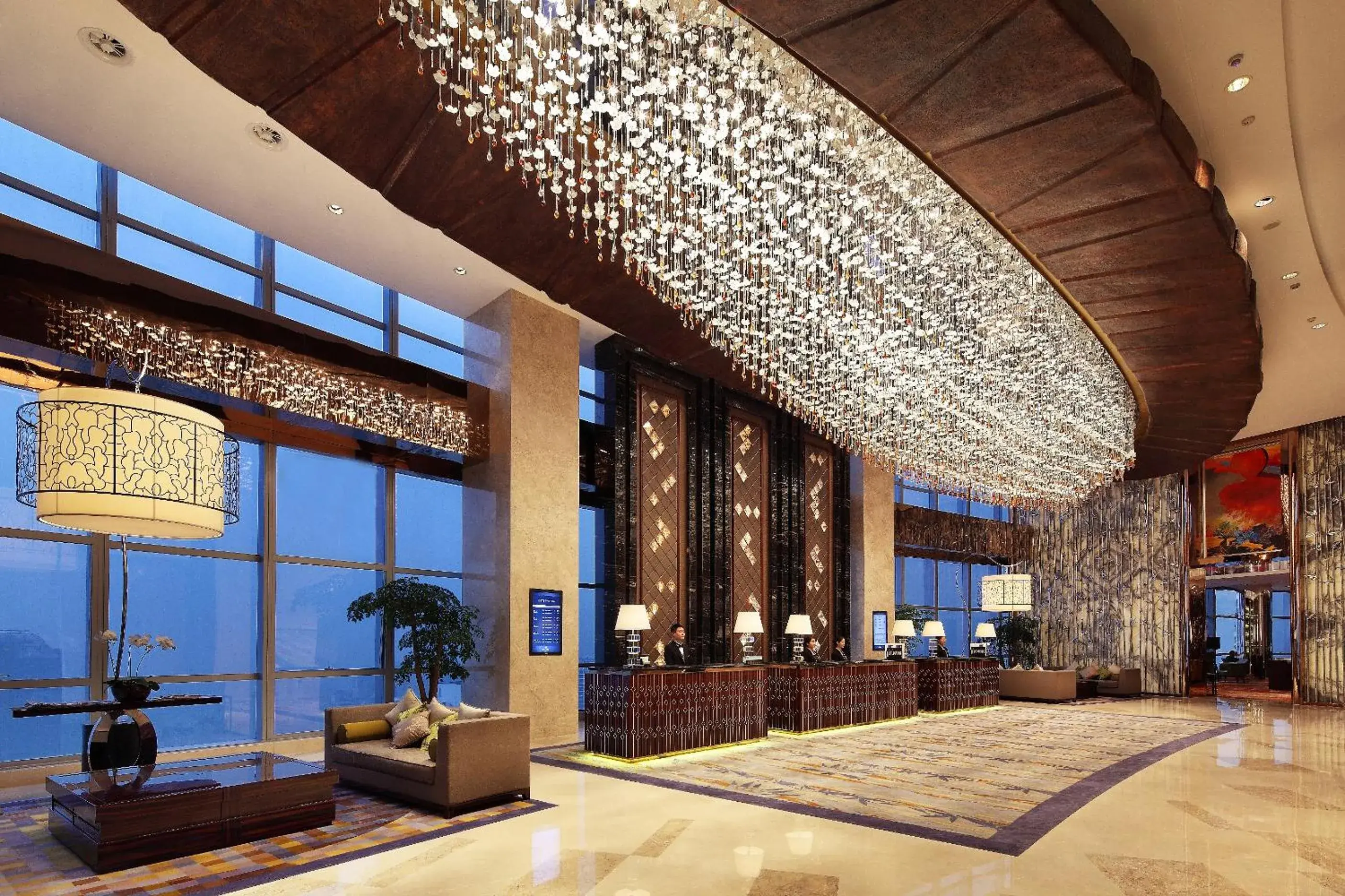 Lobby or reception in Minyoun Chengdu Dongda Hotel