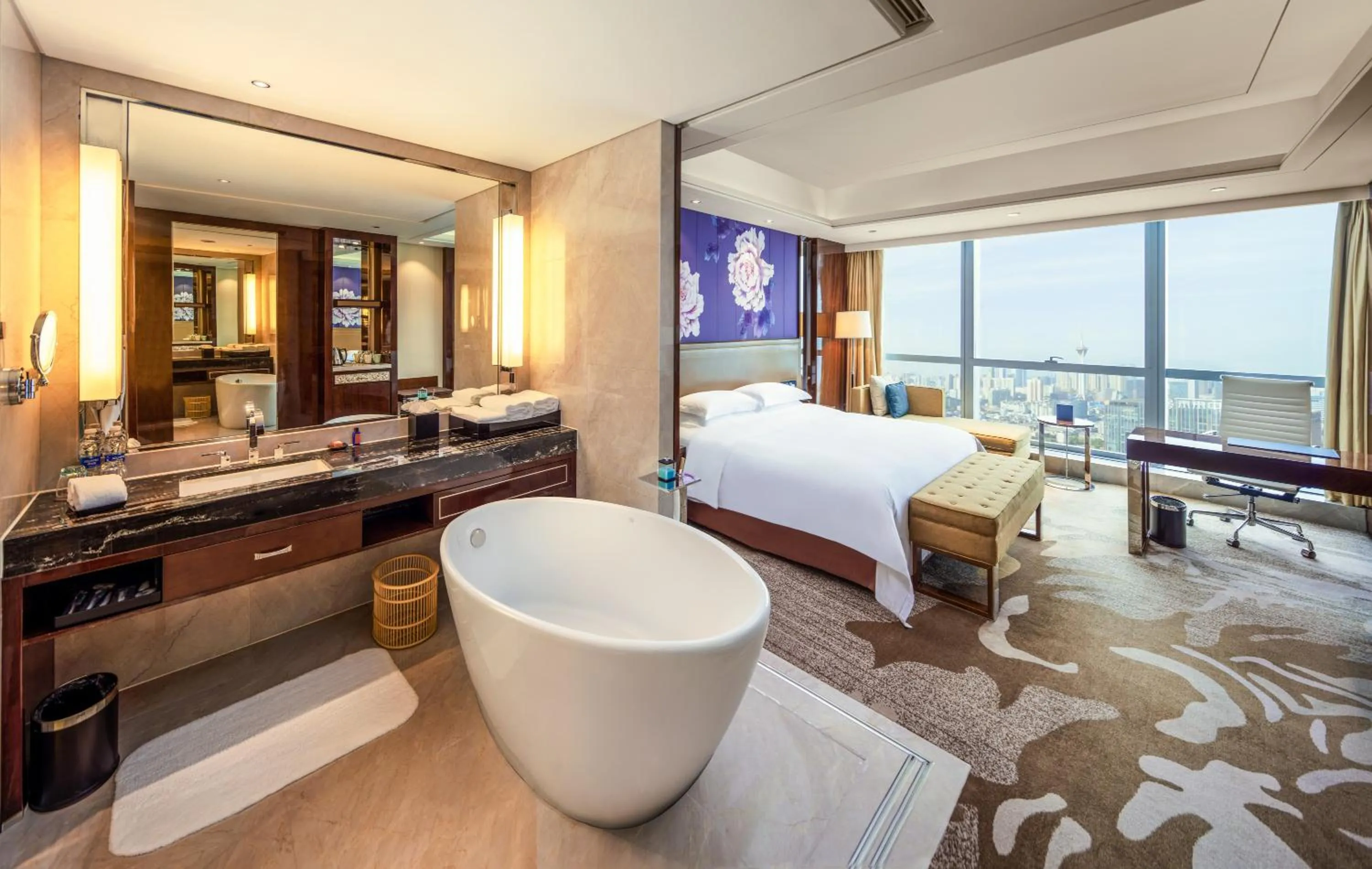 Photo of the whole room, Bed in Minyoun Chengdu Dongda Hotel