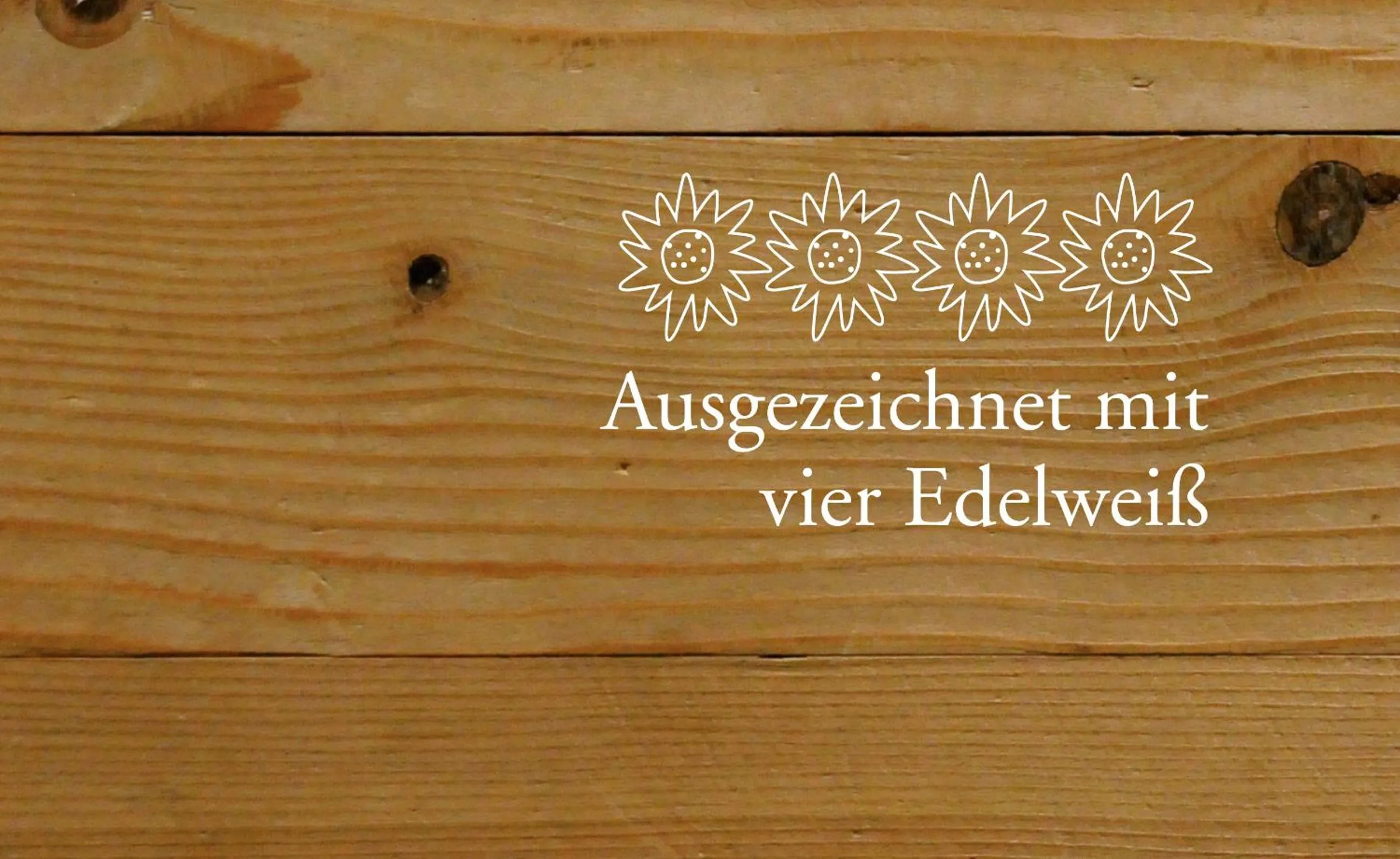 Certificate/Award in Haus Arnika