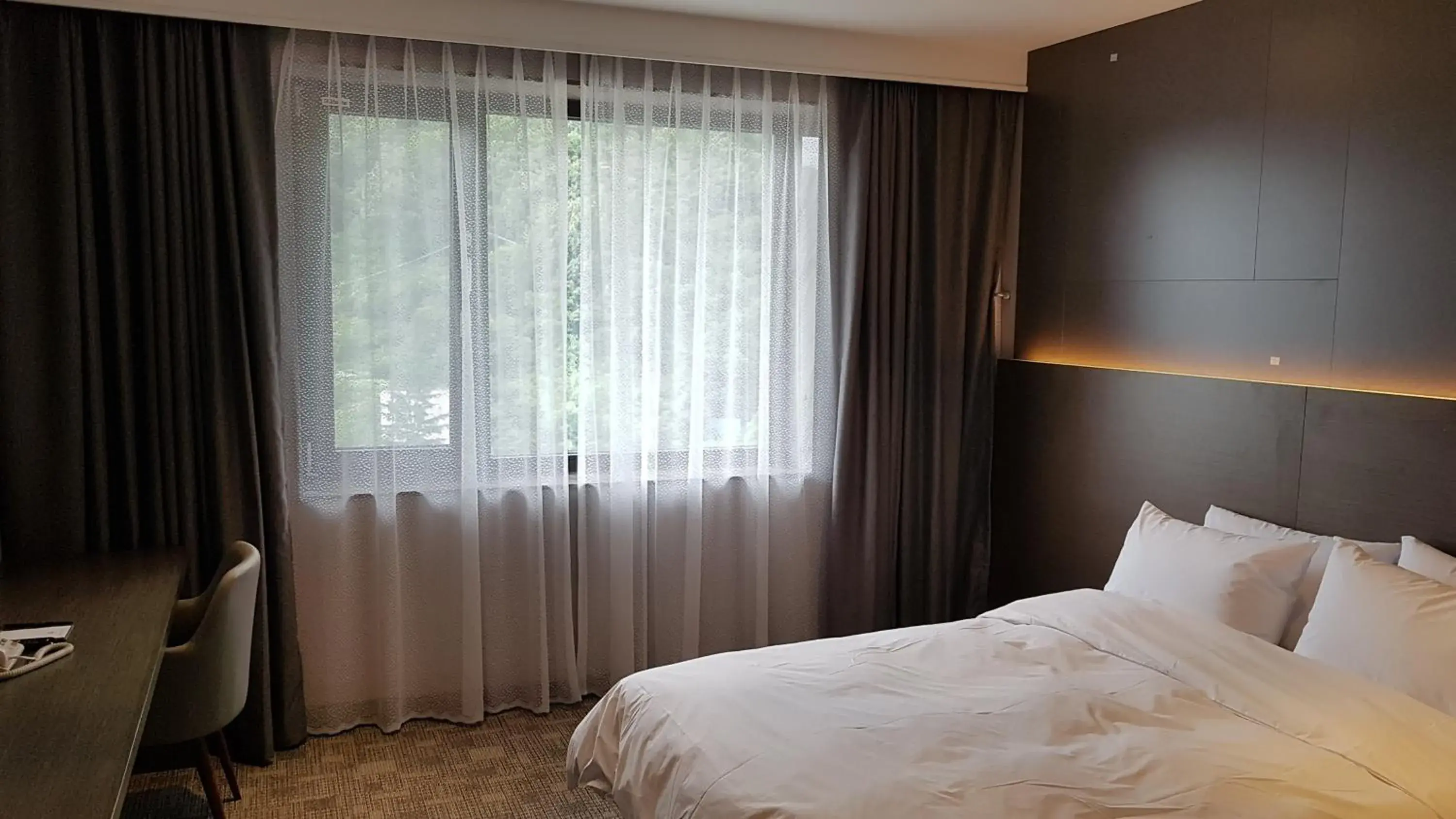 Bed in Mudeung Park Hotel Bed in Mudeung Park Hotel