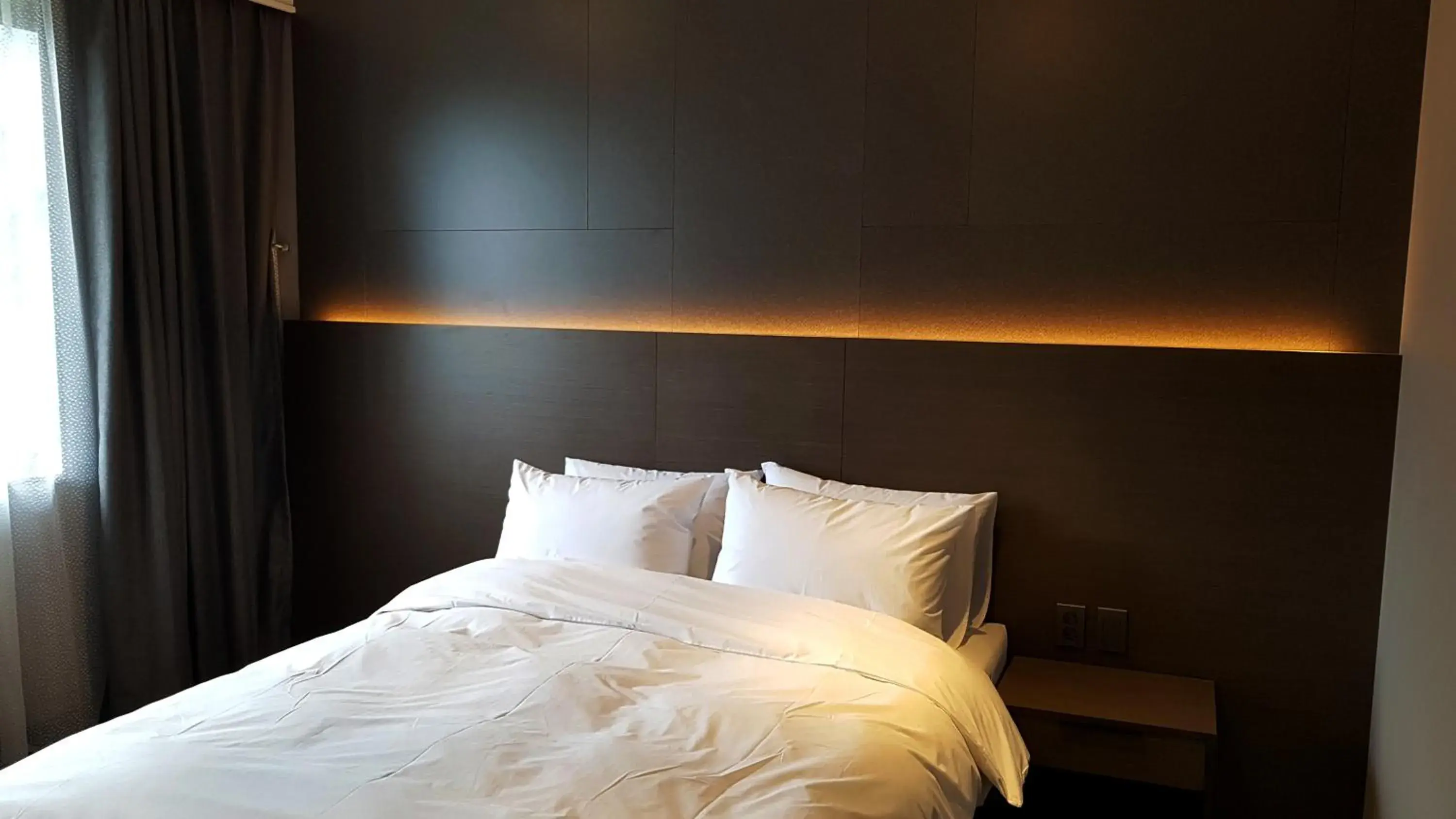 Bed in Mudeung Park Hotel Bed in Mudeung Park Hotel