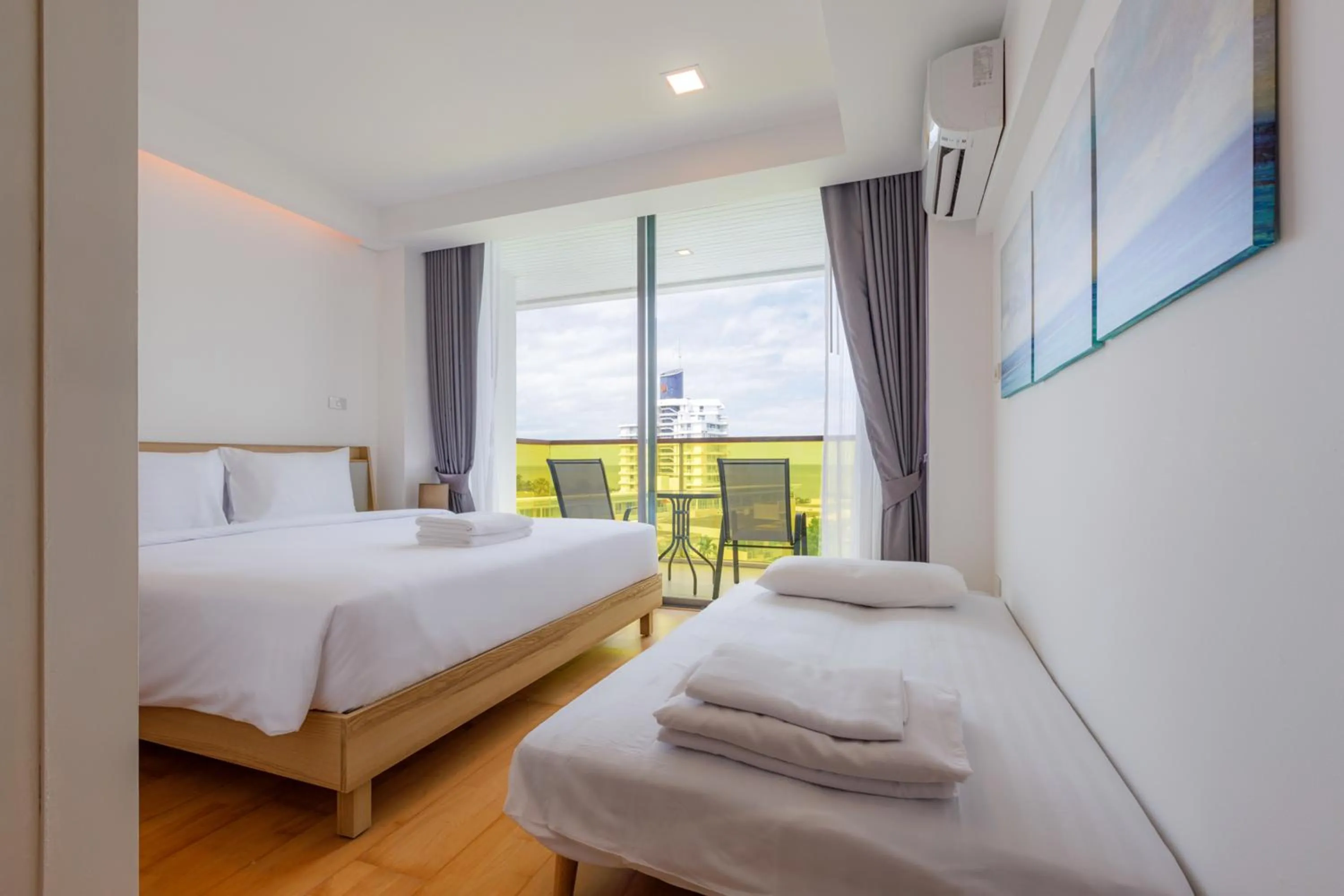 Bedroom, Bed in Rocco Hua Hin Beach Seaview