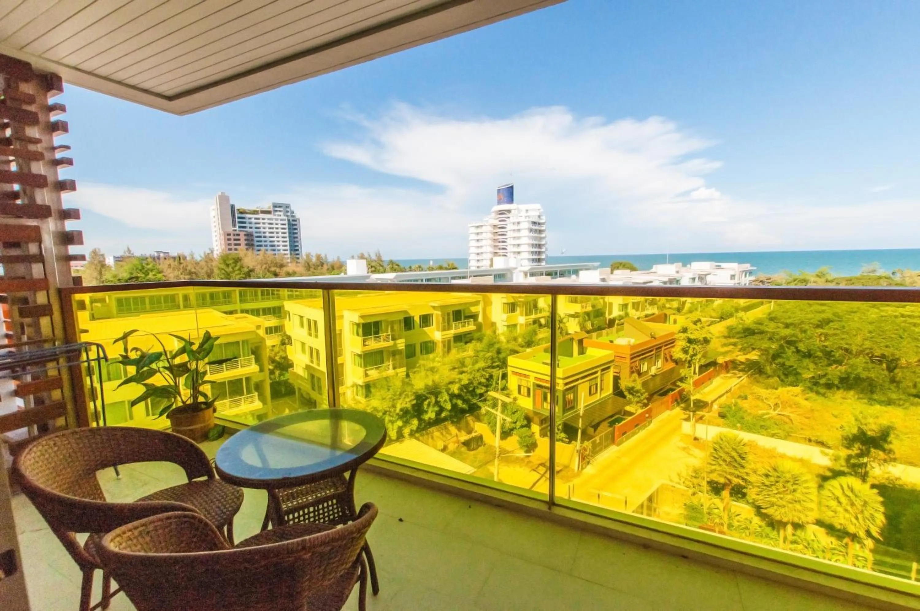 Balcony/Terrace in Rocco Hua Hin Beach Seaview