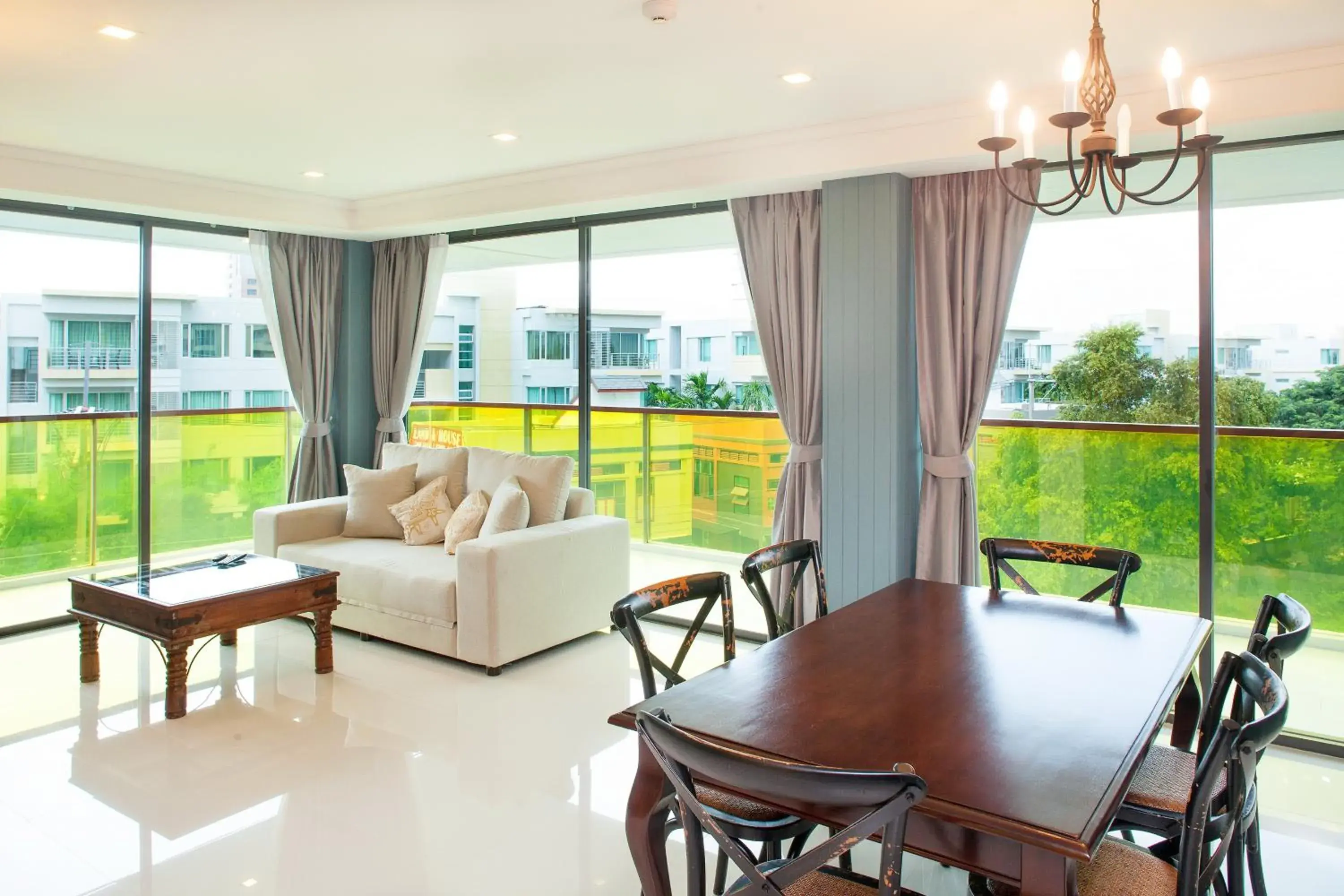 Two-Bedroom Apartment with Pool View in Rocco Hua Hin Beach Seaview Two-Bedroom Apartment with Pool View in Rocco Hua Hin Beach Seaview